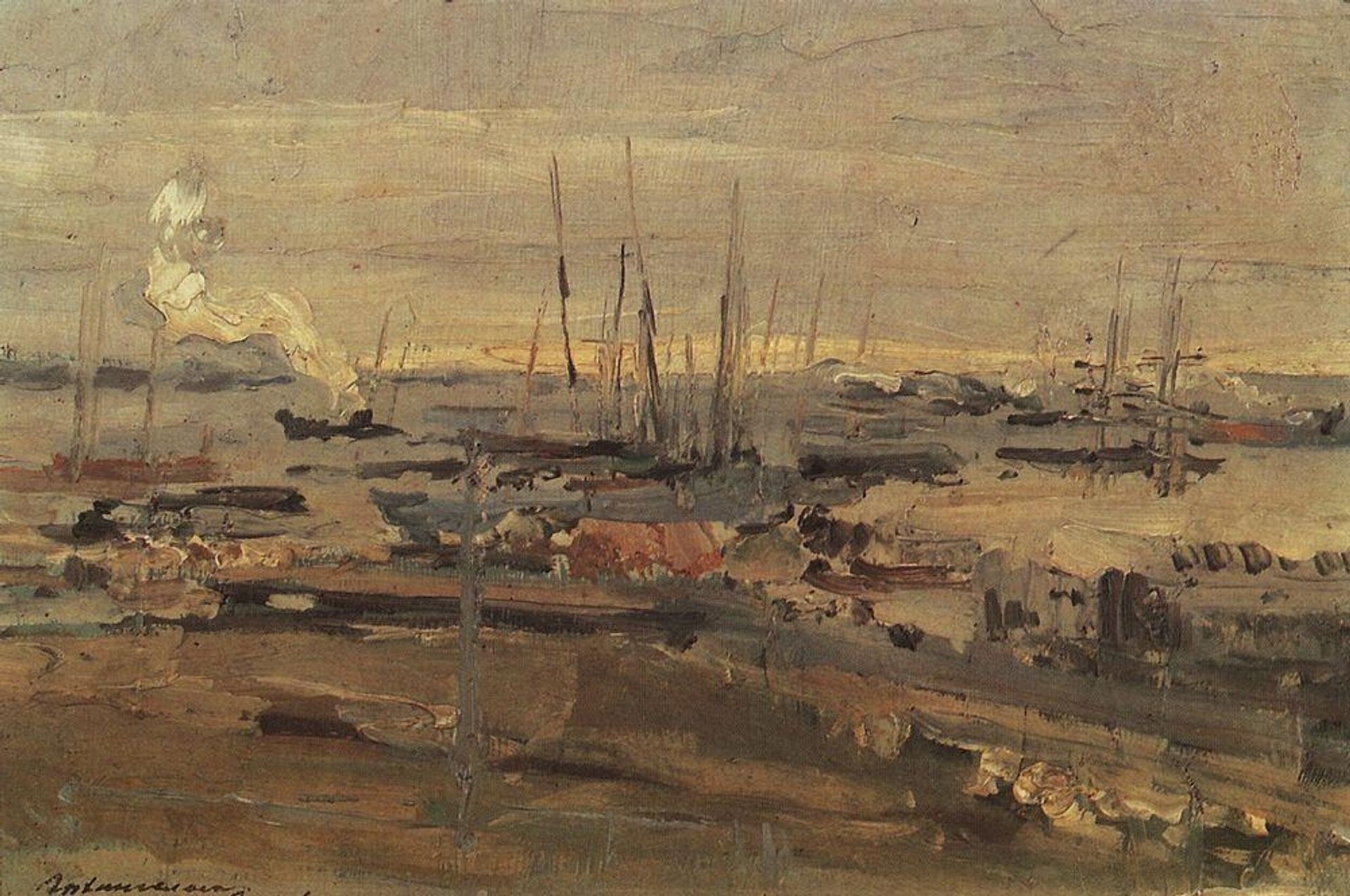 Arkhangelsk by Konstantin Alexeevich Korovin