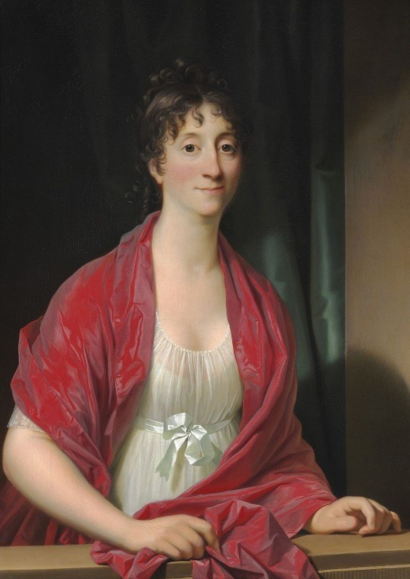 Portræt af Dorothea Elisabeth Hyllested by Jens Juel
