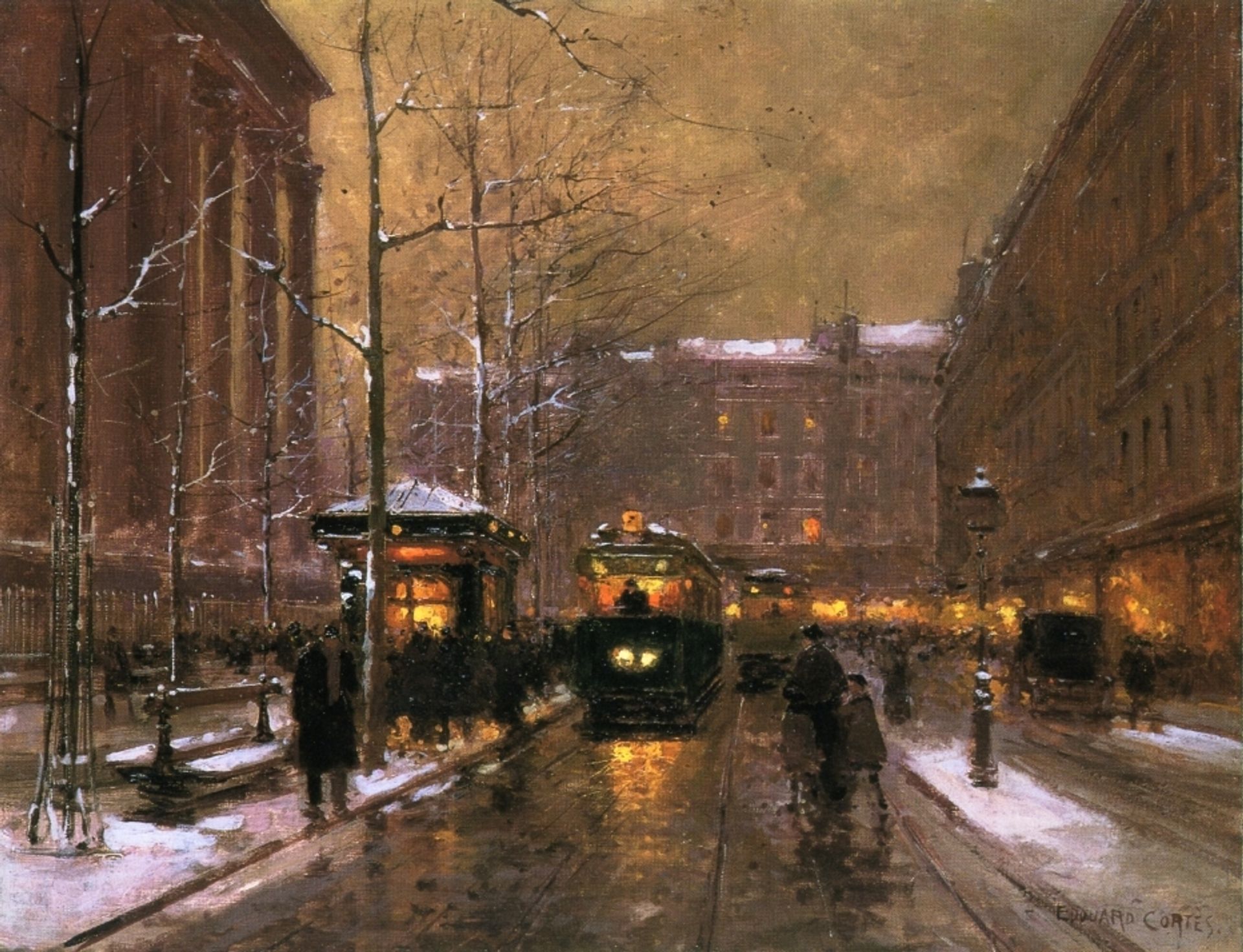 Place de la Madeleine by Edouard Cortes
