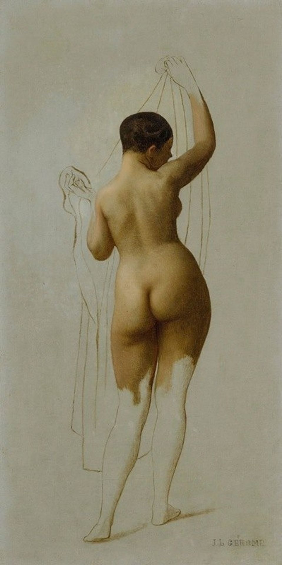 Nude by Jean-Léon Gérôme