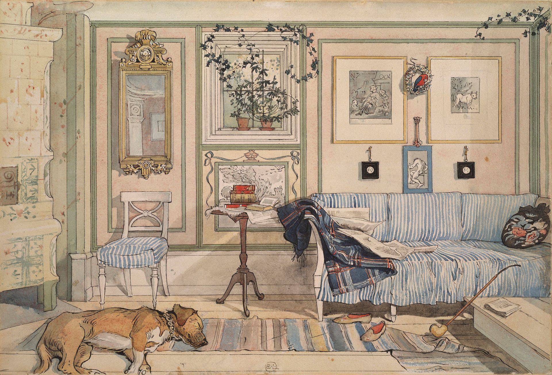 Cosy Corner by Carl Larsson