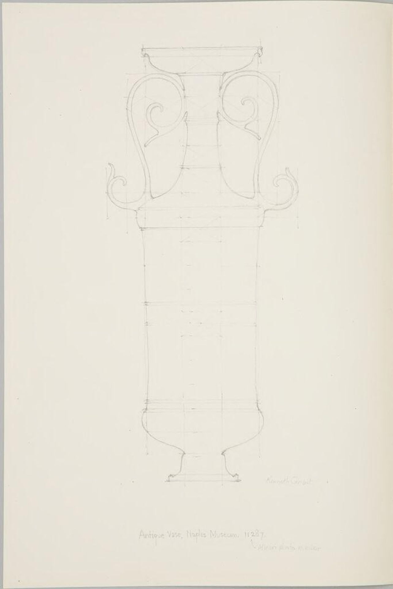 Vase depicting Andromeda, Naples Museum by Kenneth John Conant