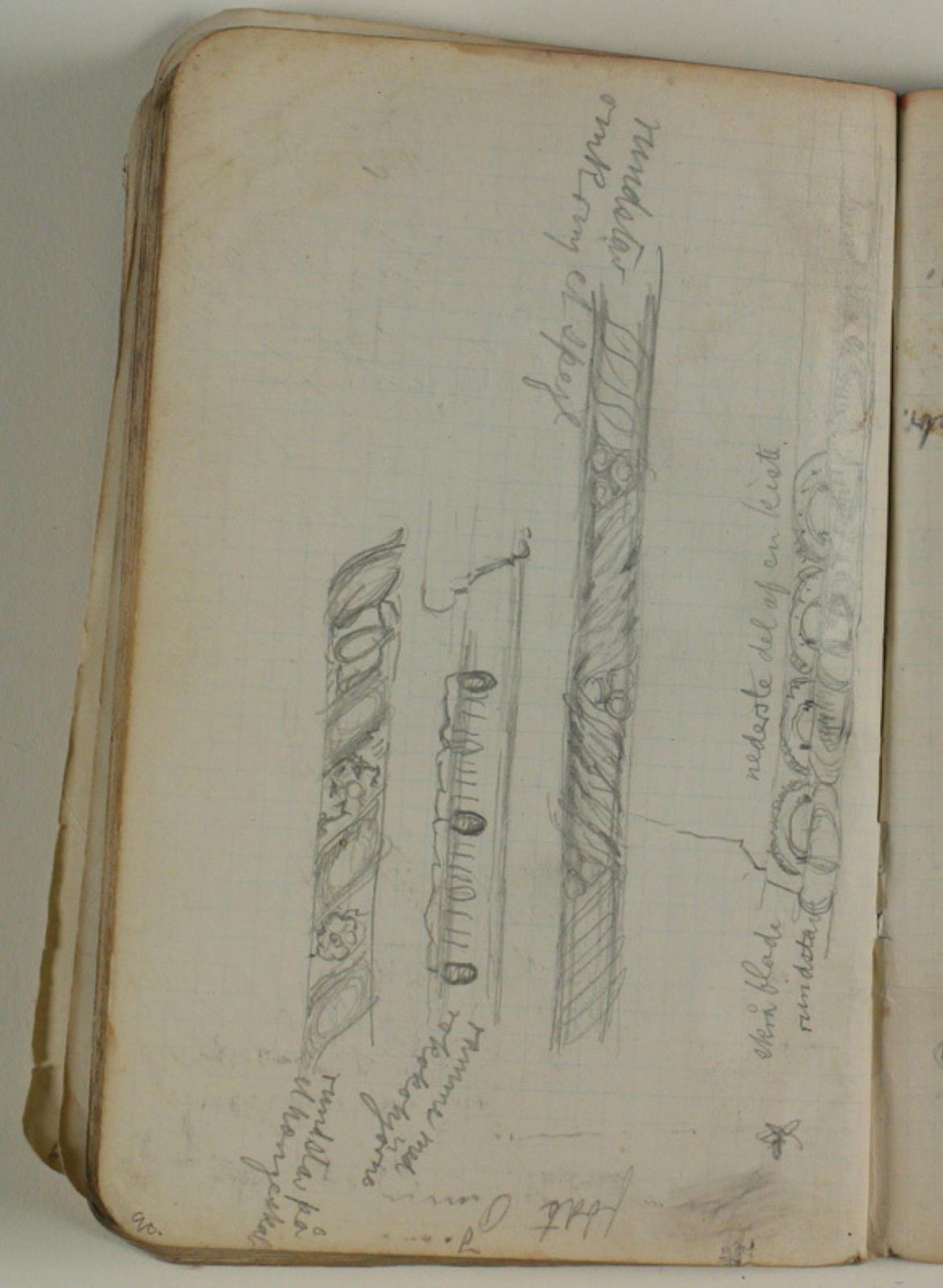 Studier af rammer og rundstave. Notater by Niels Larsen Stevns