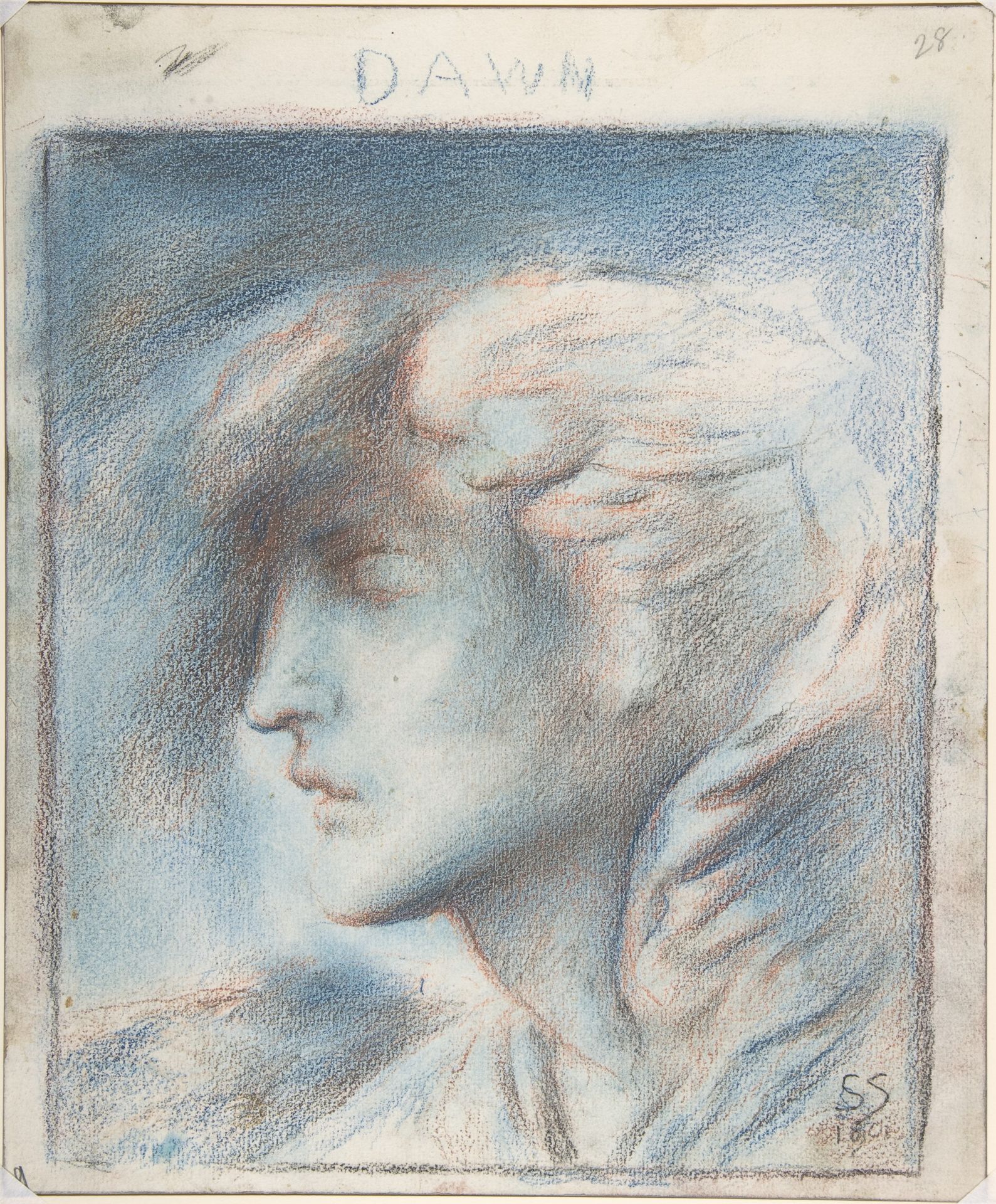 Dawn (Head of Hypnos) by Simeon Solomon