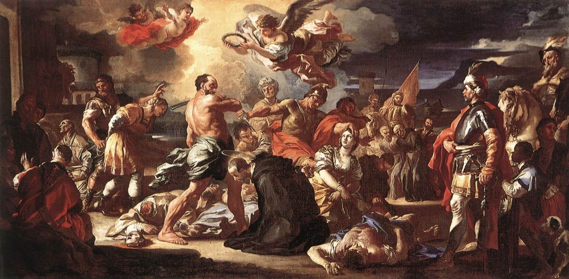 The Martyrdom of Sts Placidus and Flavia by Francesco Solimena