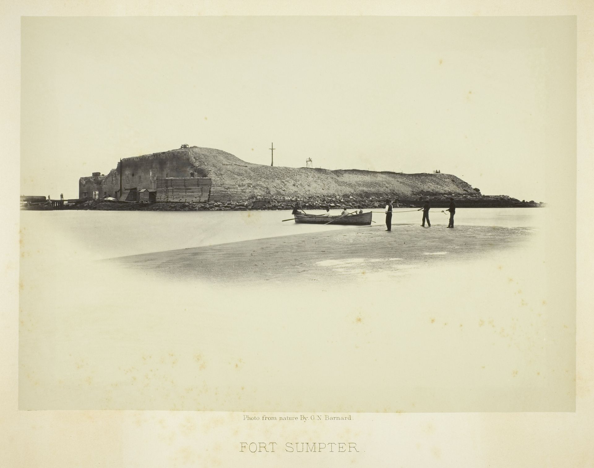 Fort Sumpter by George N. Barnard