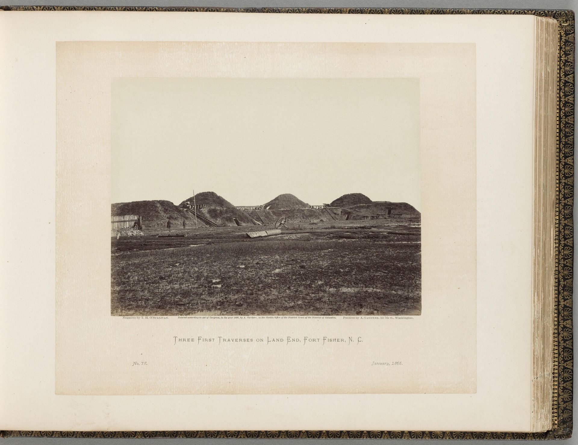Three First Traverses on Land End, Fort Fisher, N.C. by Timothy H. O'Sullivan