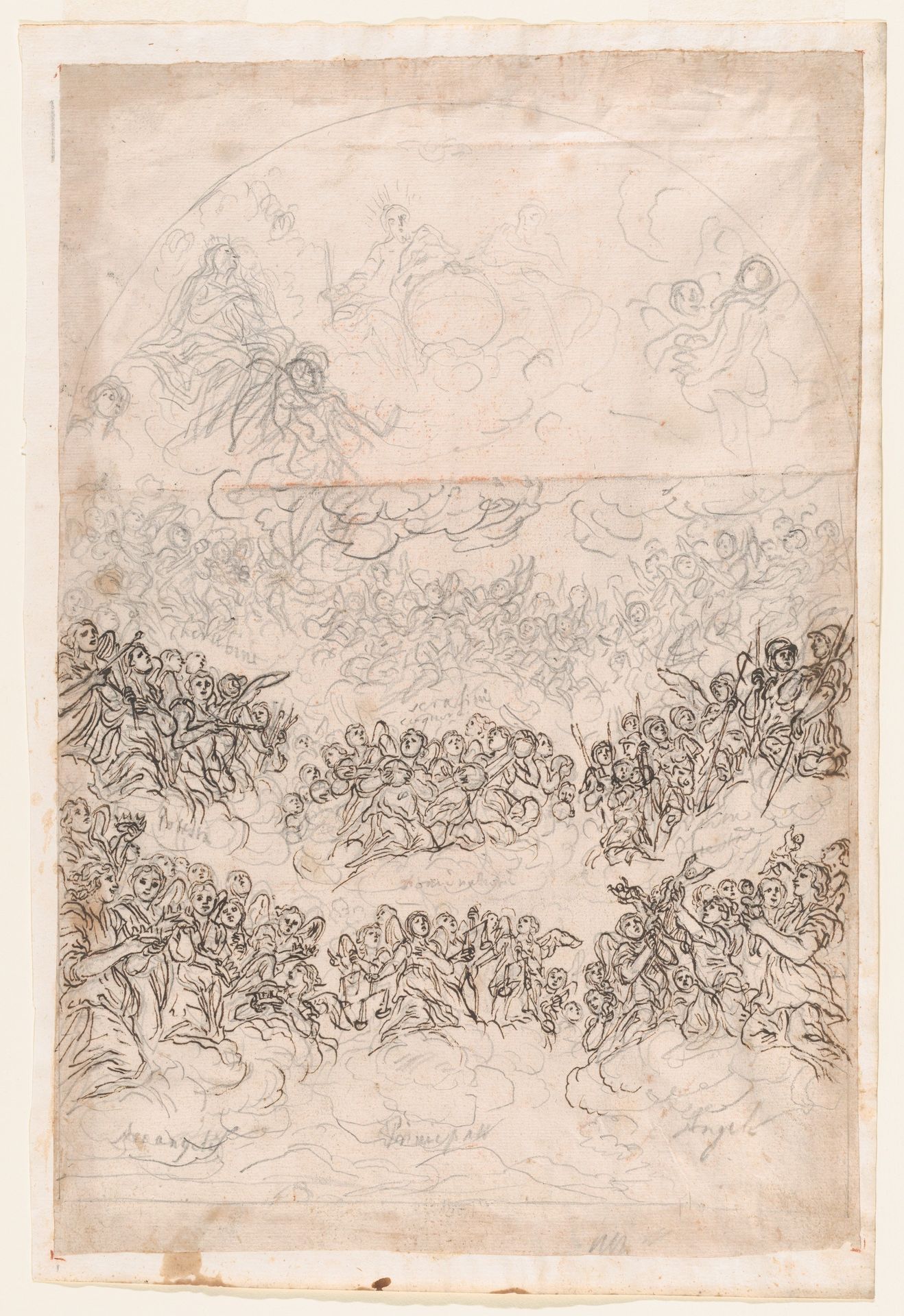 Coronation of the Virgin with the Heavenly Hosts. by Baldassarre Franceschini (il Volterrano)