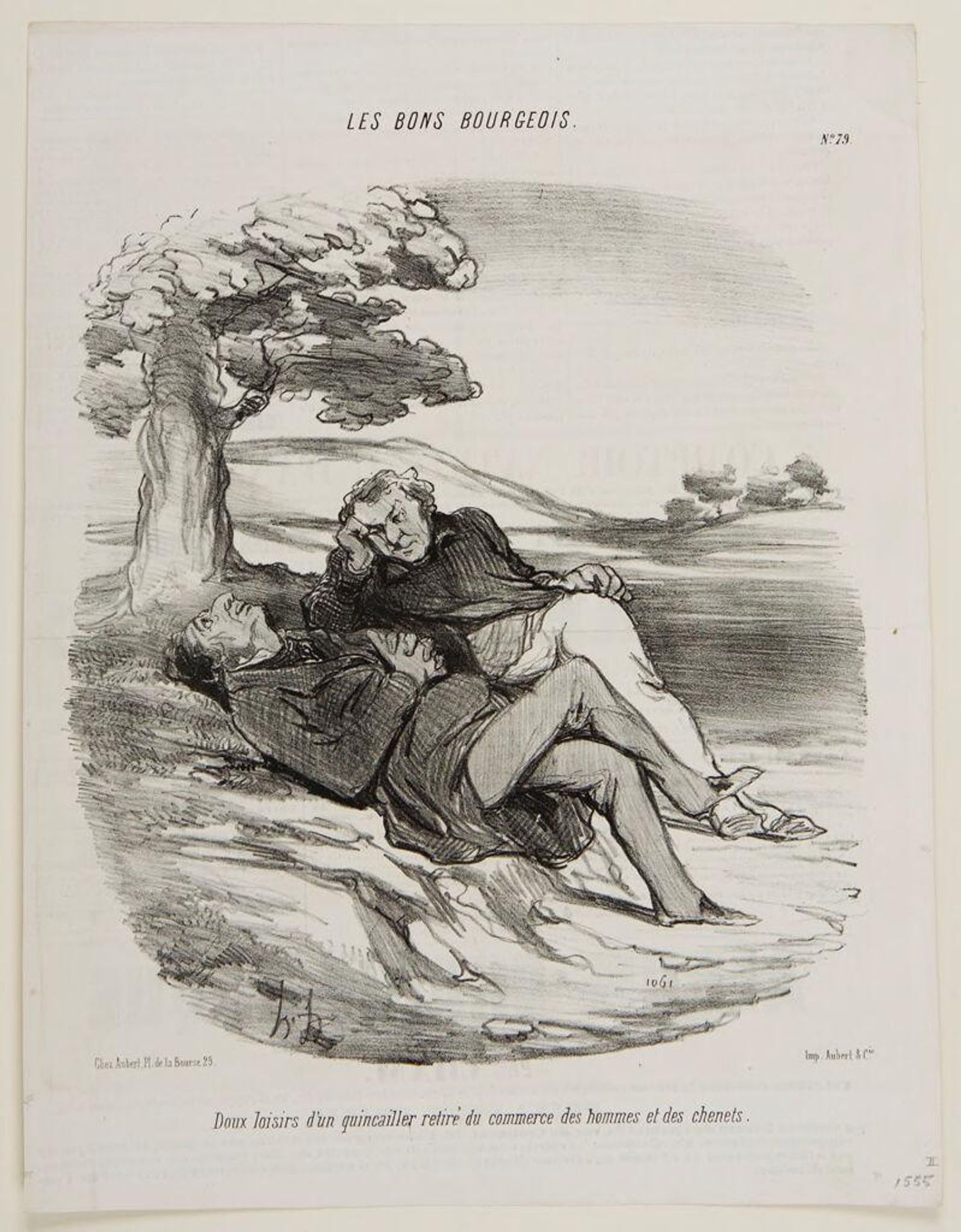 The Sweet Relaxations of an Ironmonger Retired from the Business of Men and Andirons by Honoré Daumier