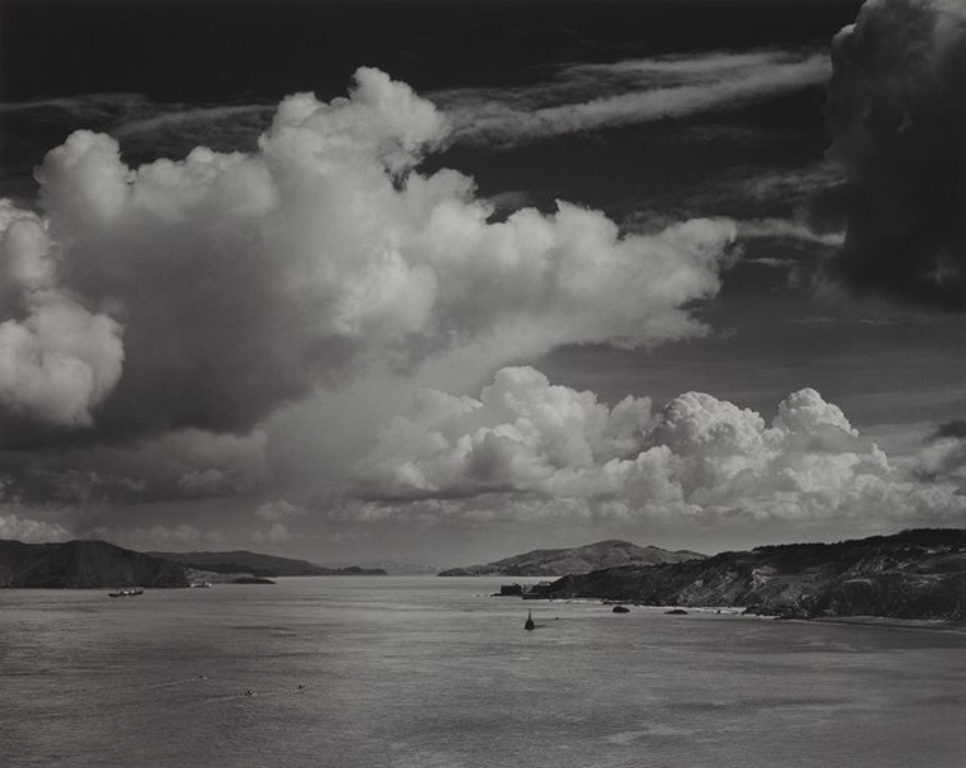 The Golden Gate before the Bridge, San Francisco, California by Ansel Adams