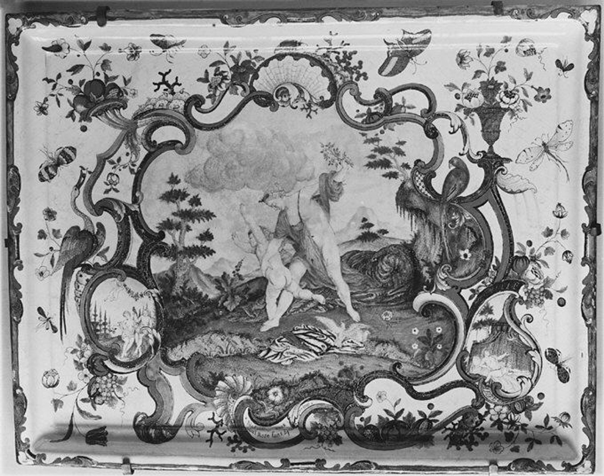 Tea tray (Plateau) by The Muses Master