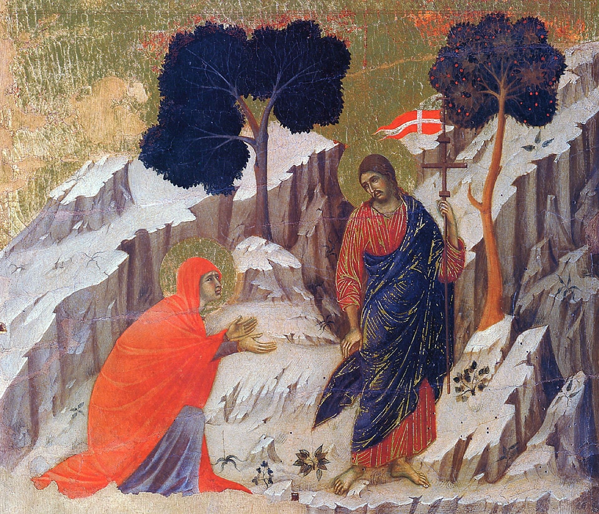 Christ Appearing to Mary by Duccio