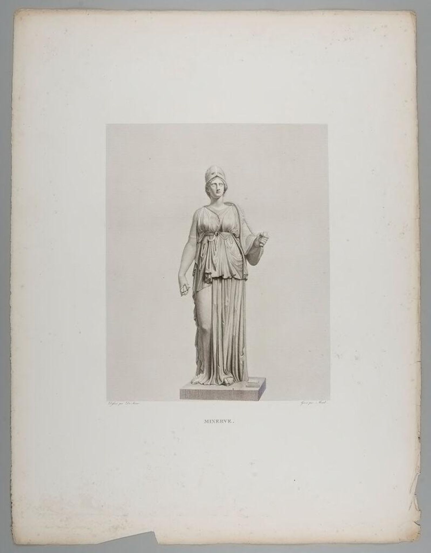 Minerva, after the Antique by Antoine Alexandre Morel