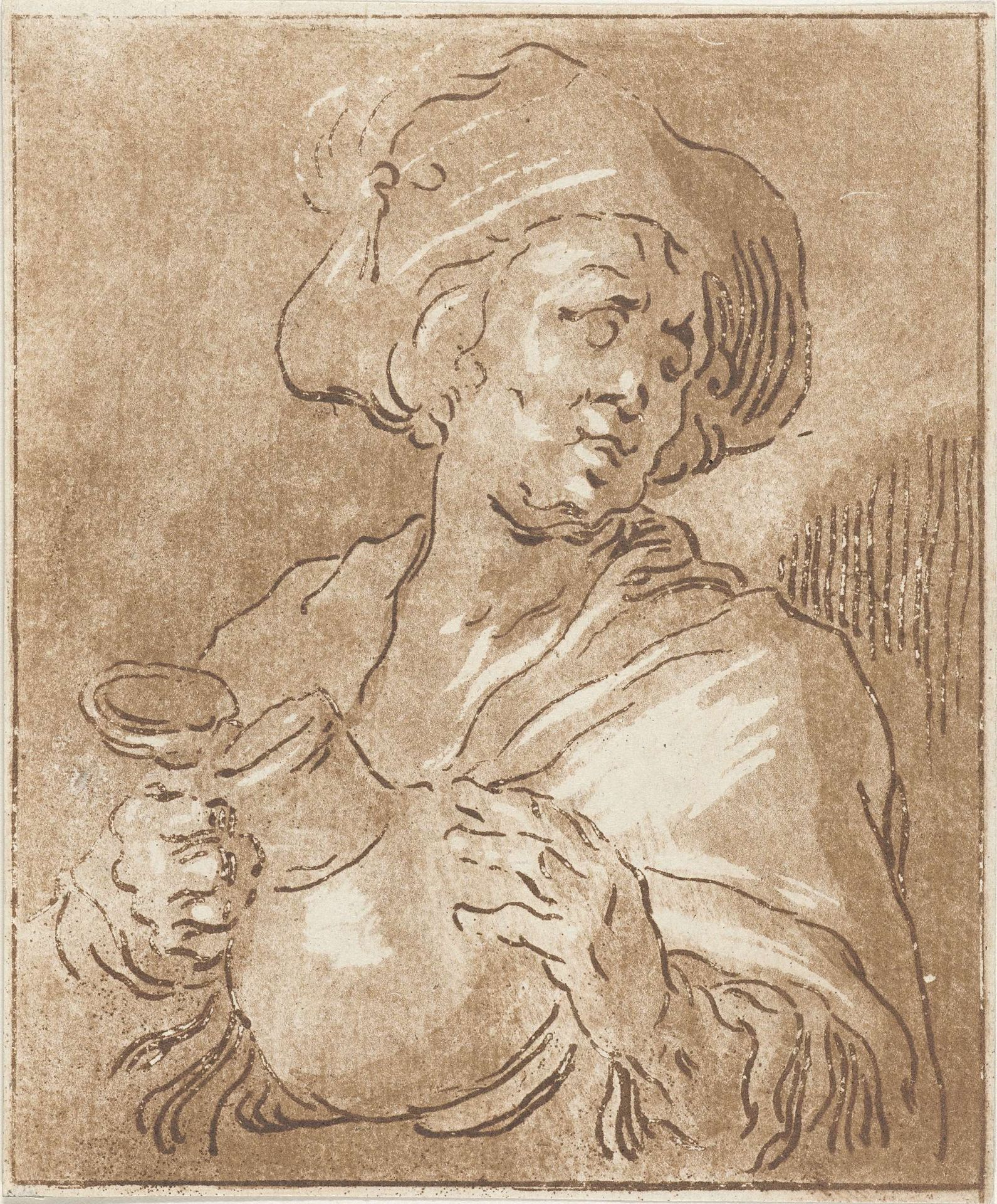 Man met kruik by Hermanus Fock