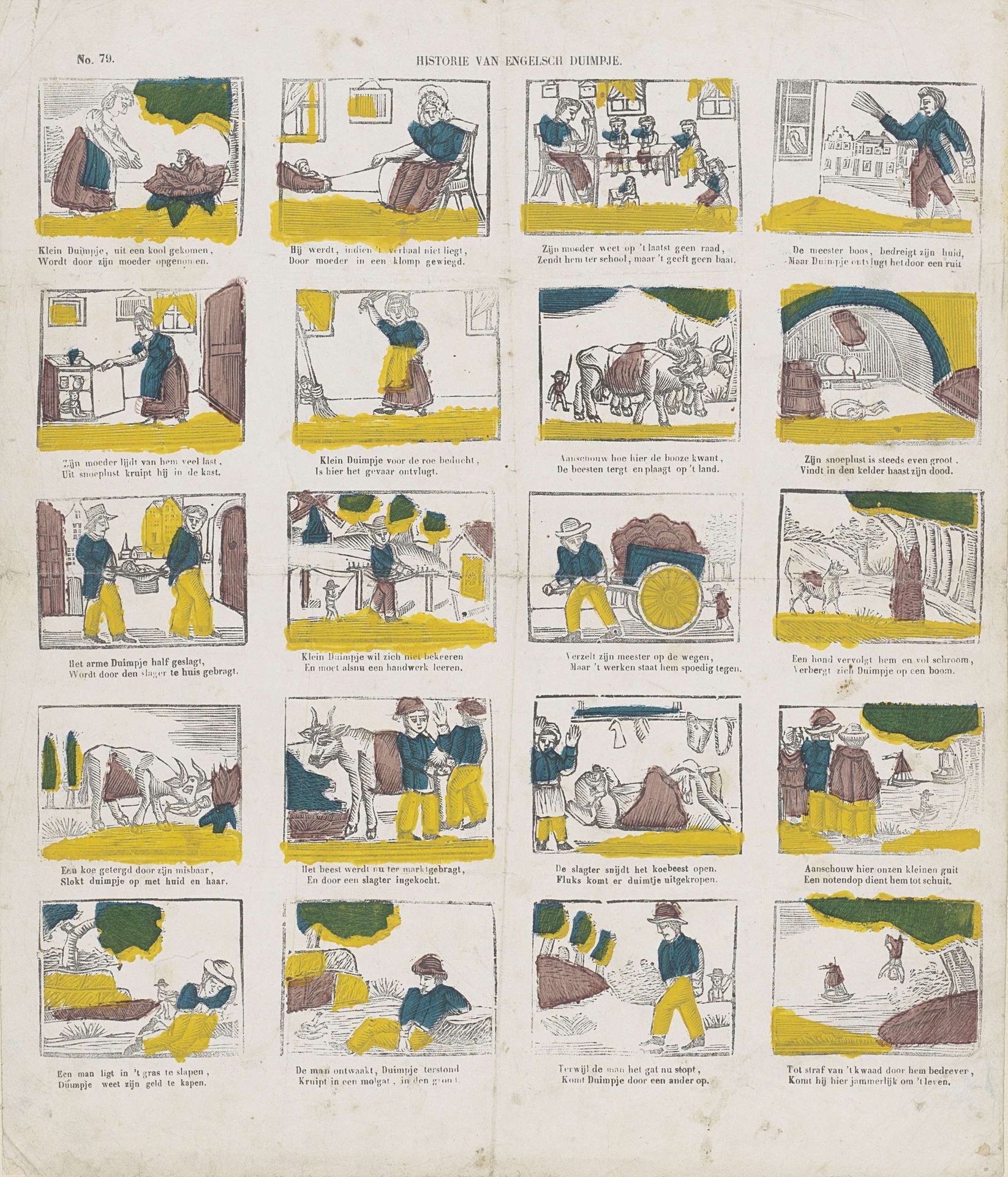 Historie van Engelsch Duimpje by Lutkie & Cranenburg