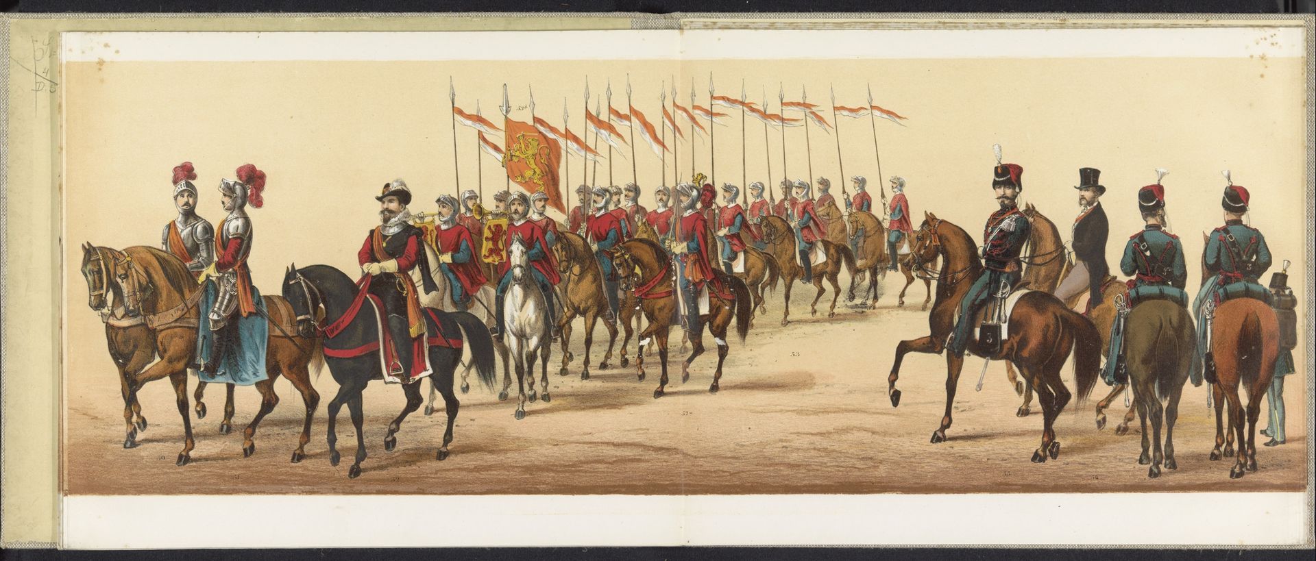 Optocht te Haarlem, 1872 (plaat 7) by Emrik & Binger