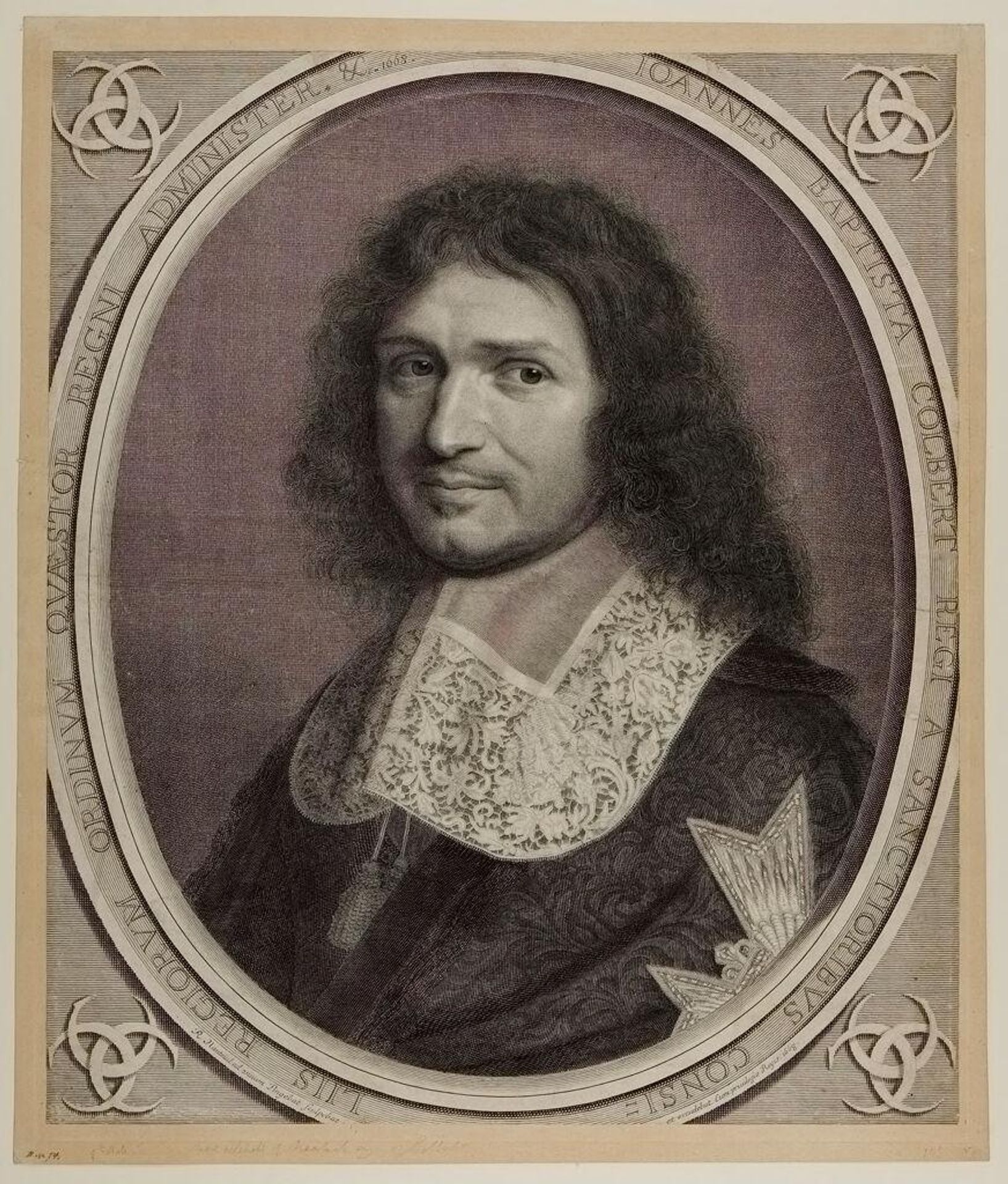 Jean-Baptiste Colbert by Robert Nanteuil