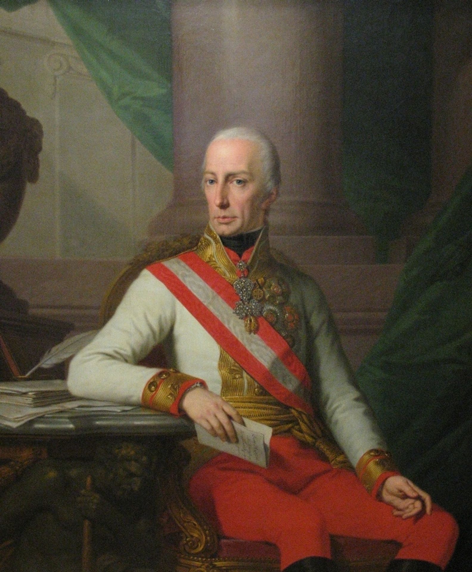 Porträt Des Kaisers Franz I Von Österreich by Joseph Kreutzinger