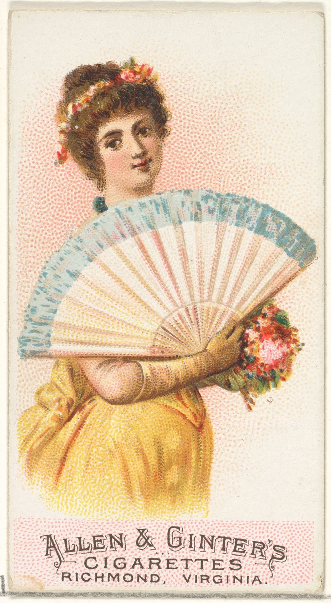 Plate 10, from the Fans of the Period series (N7) for Allen & Ginter Cigarettes Brands by Allen & Ginter