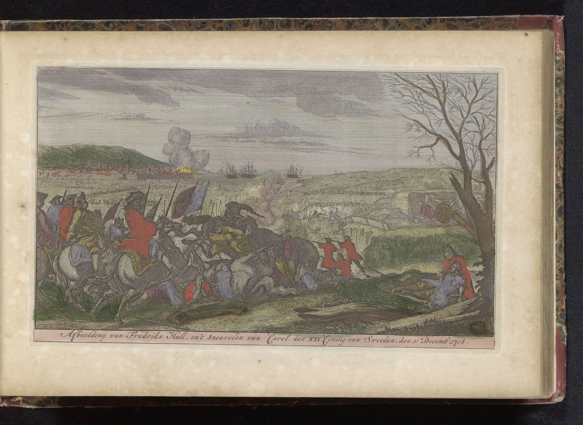 Dood van koning Karel XII, 1718 by Anonymous