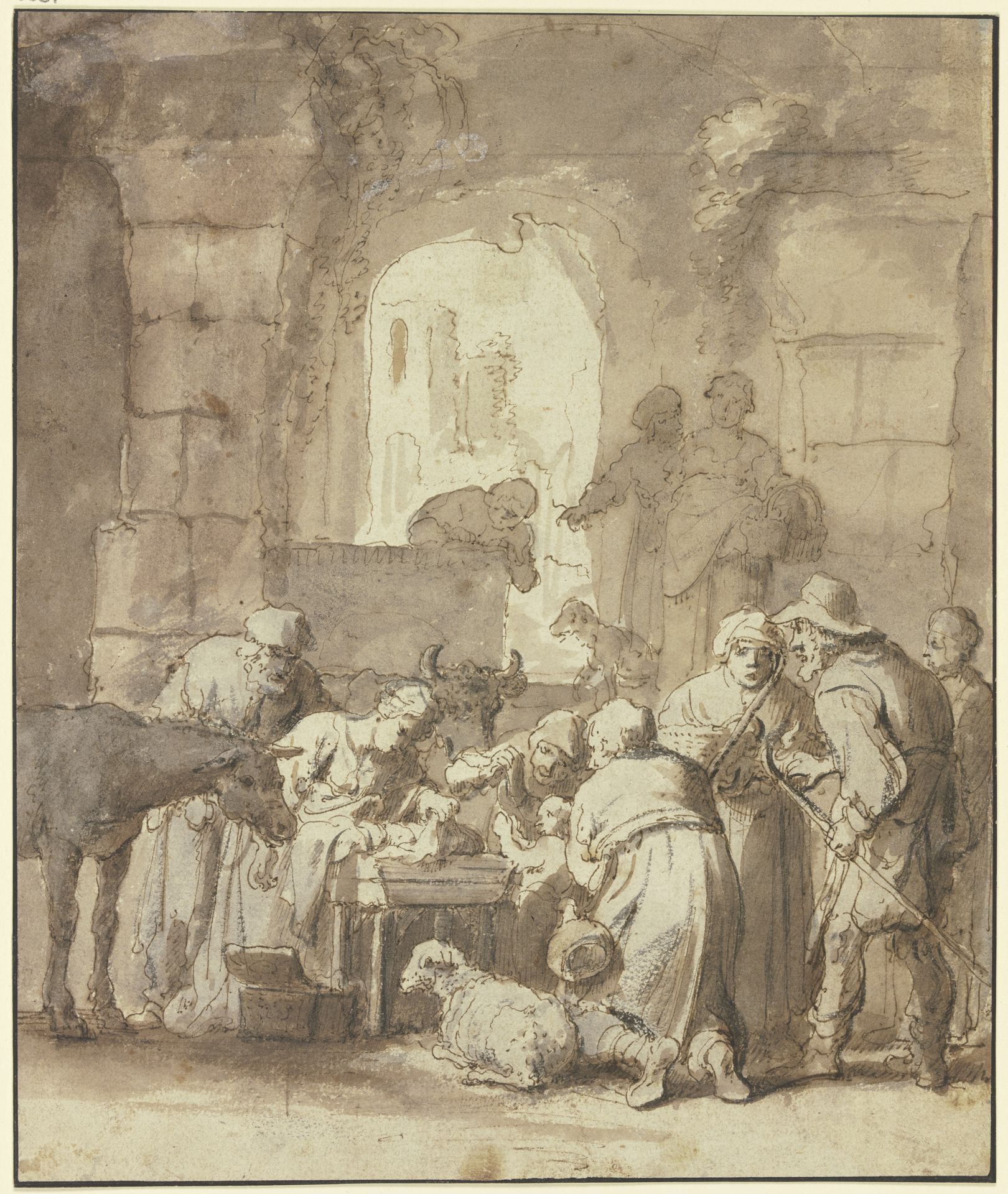 Adoration of the shepherds by Claes Moeyaert
