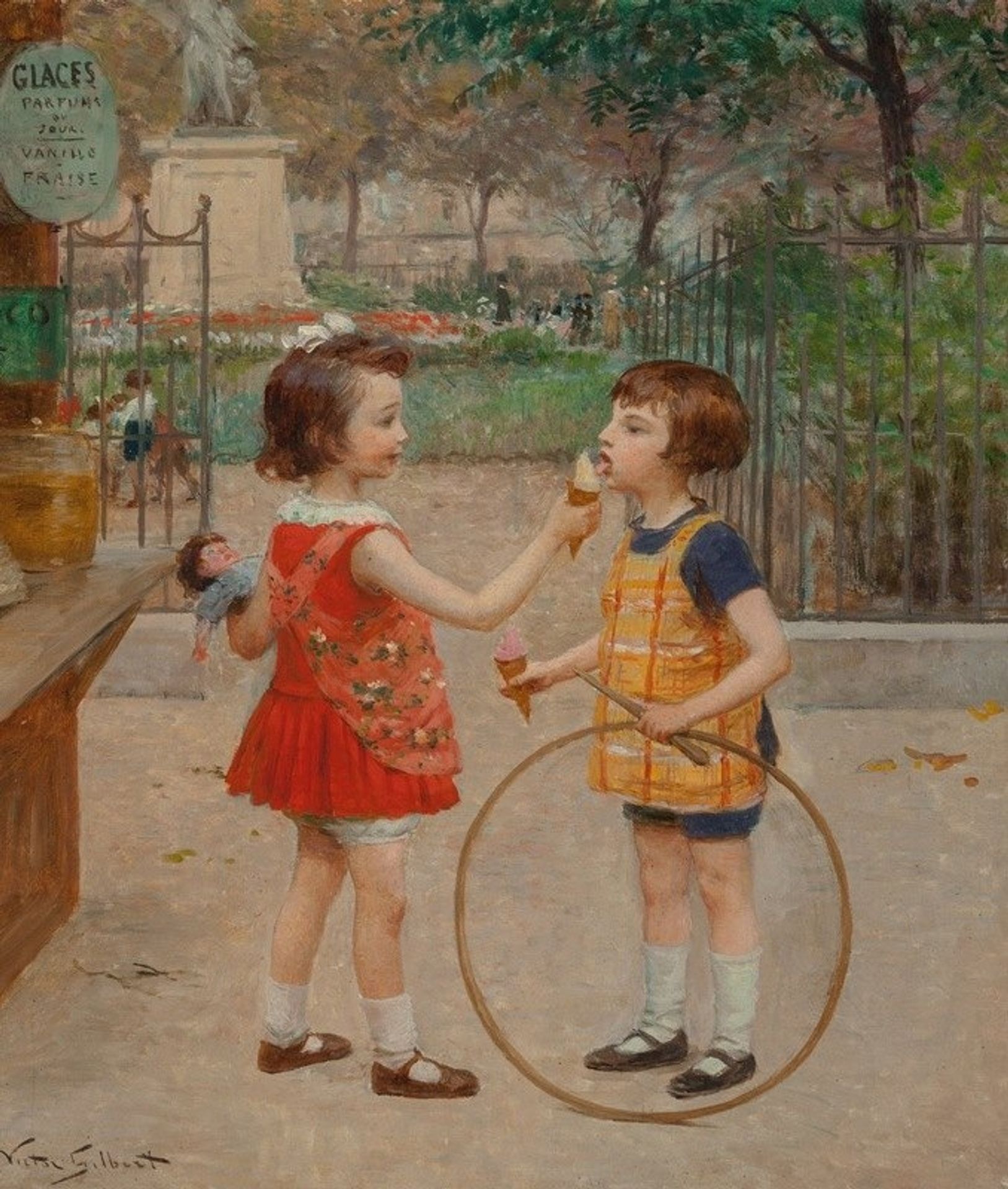 Glaces du jour by Victor Gabriel Gilbert