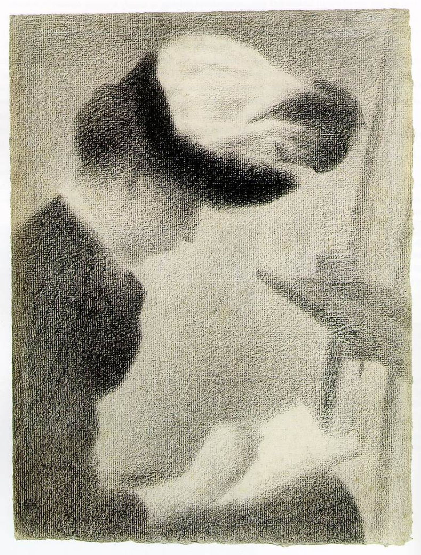 Woman Seated by an Easel by Georges Seurat