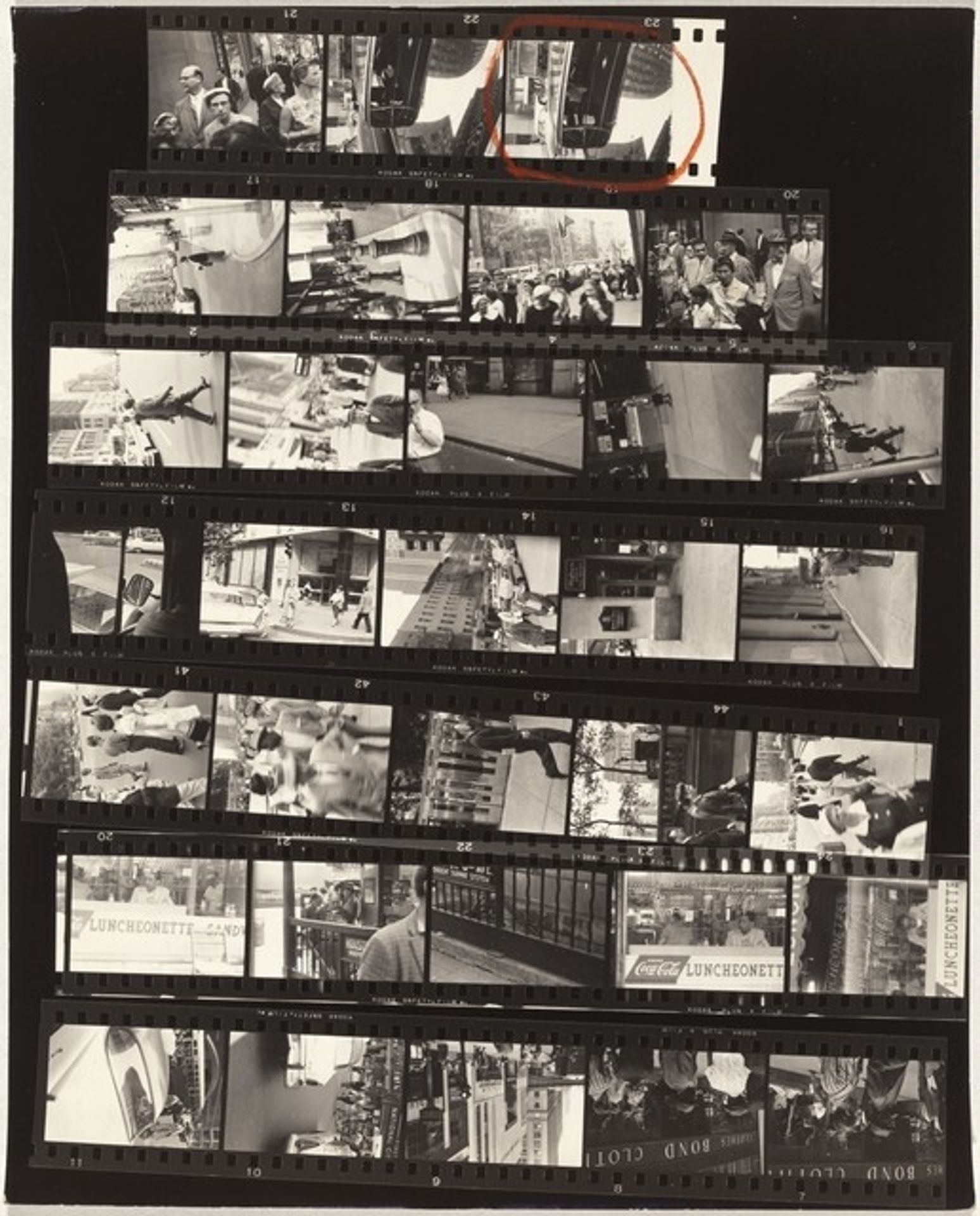 From the bus 83 by Robert Frank
