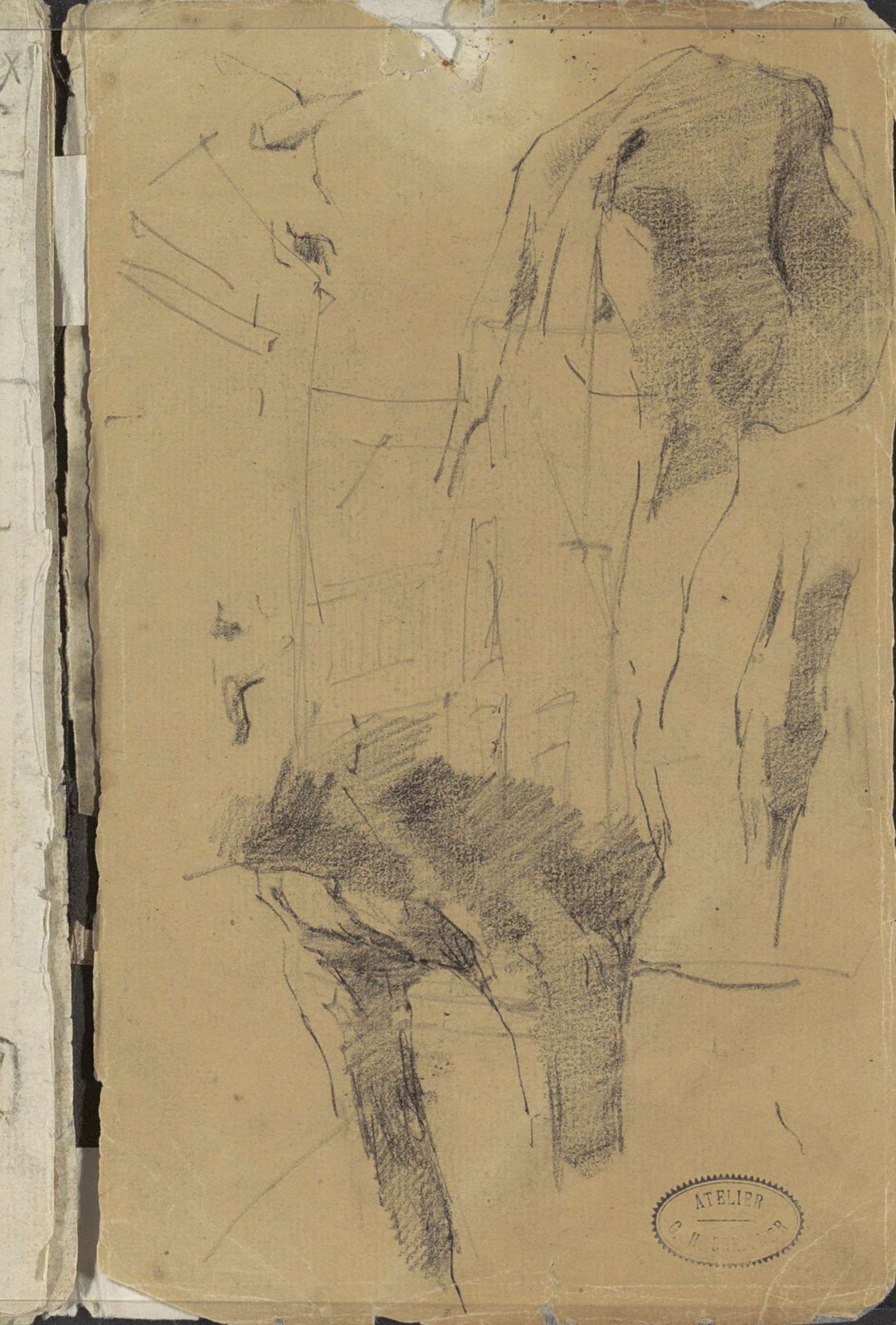 Studies van paarden by George Hendrik Breitner