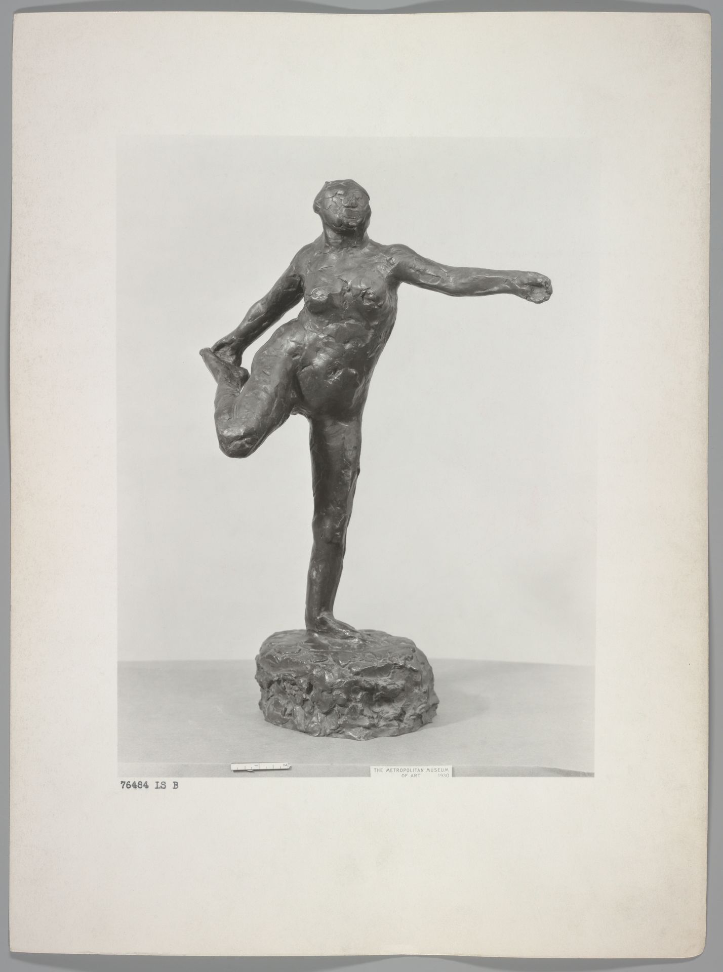 Dancer Holding Her Right Foot in Her Right Hand by Edgar Degas