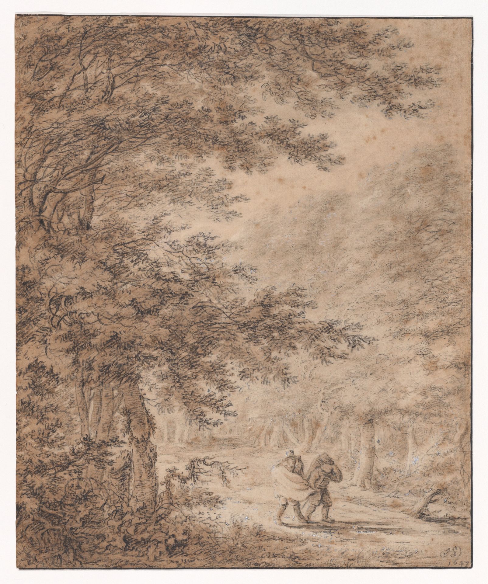 Travelers in a Forest by Herman Saftleven II