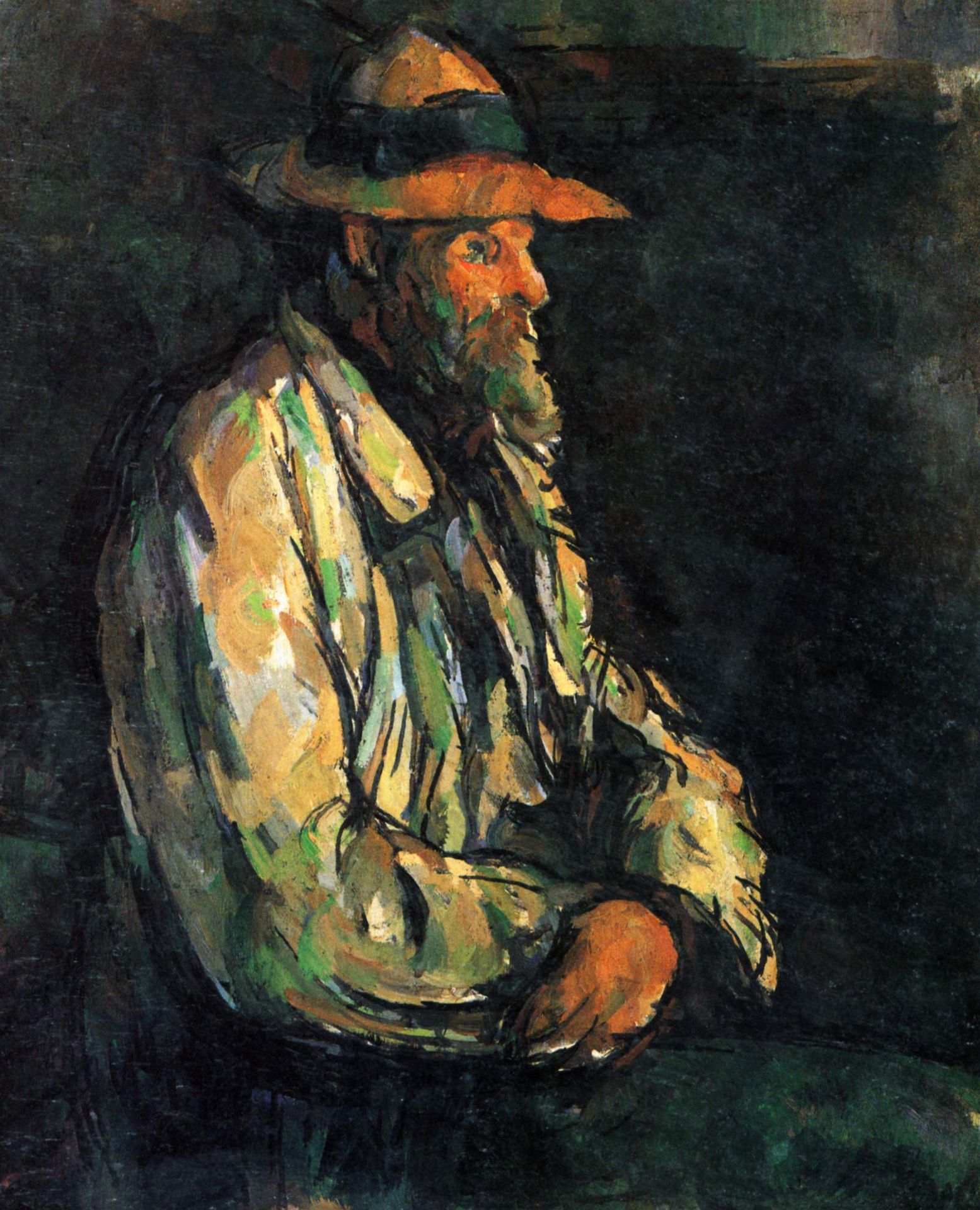 Portrait of Vallier by Paul Cézanne