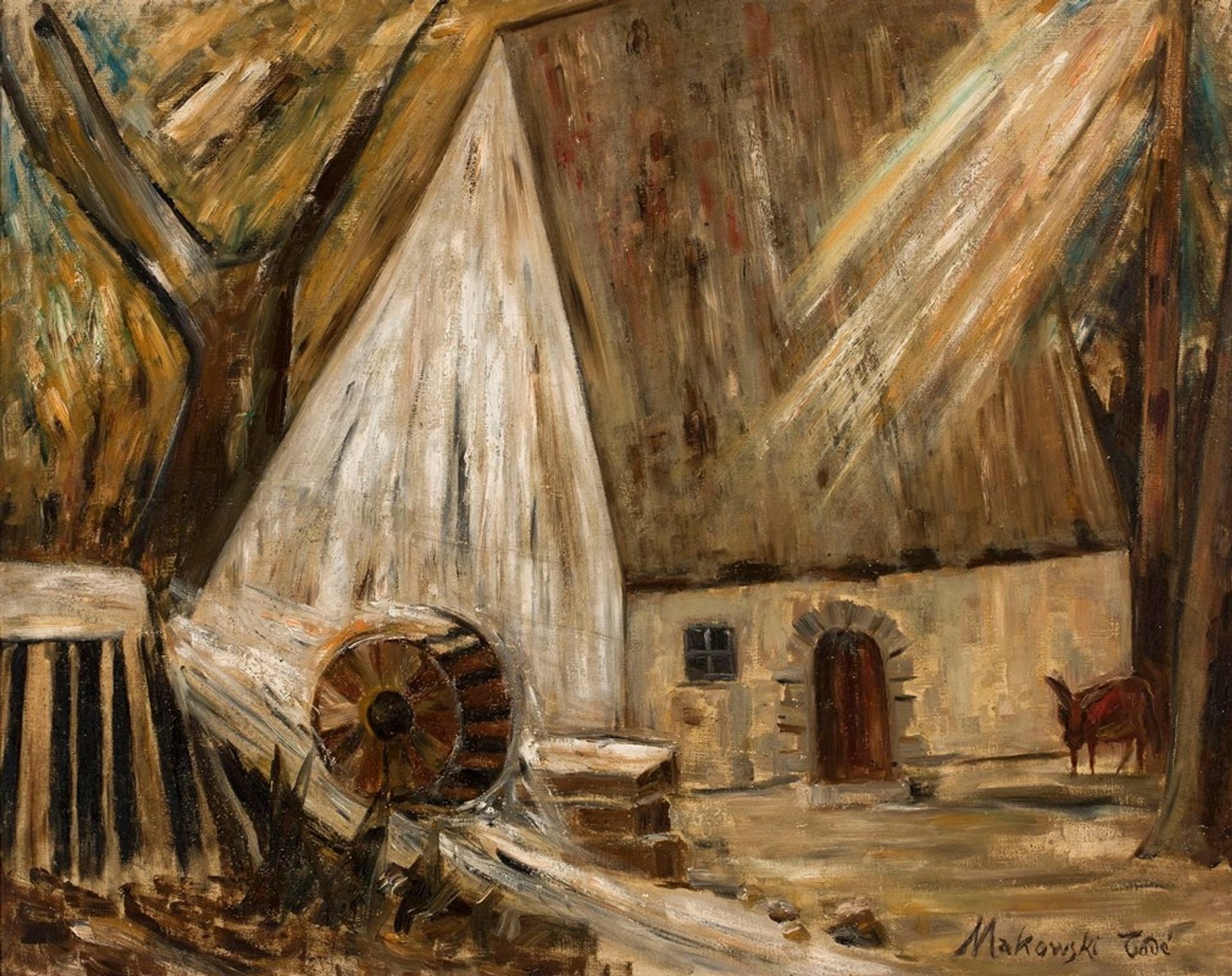 Mill by Tadeusz Makowski