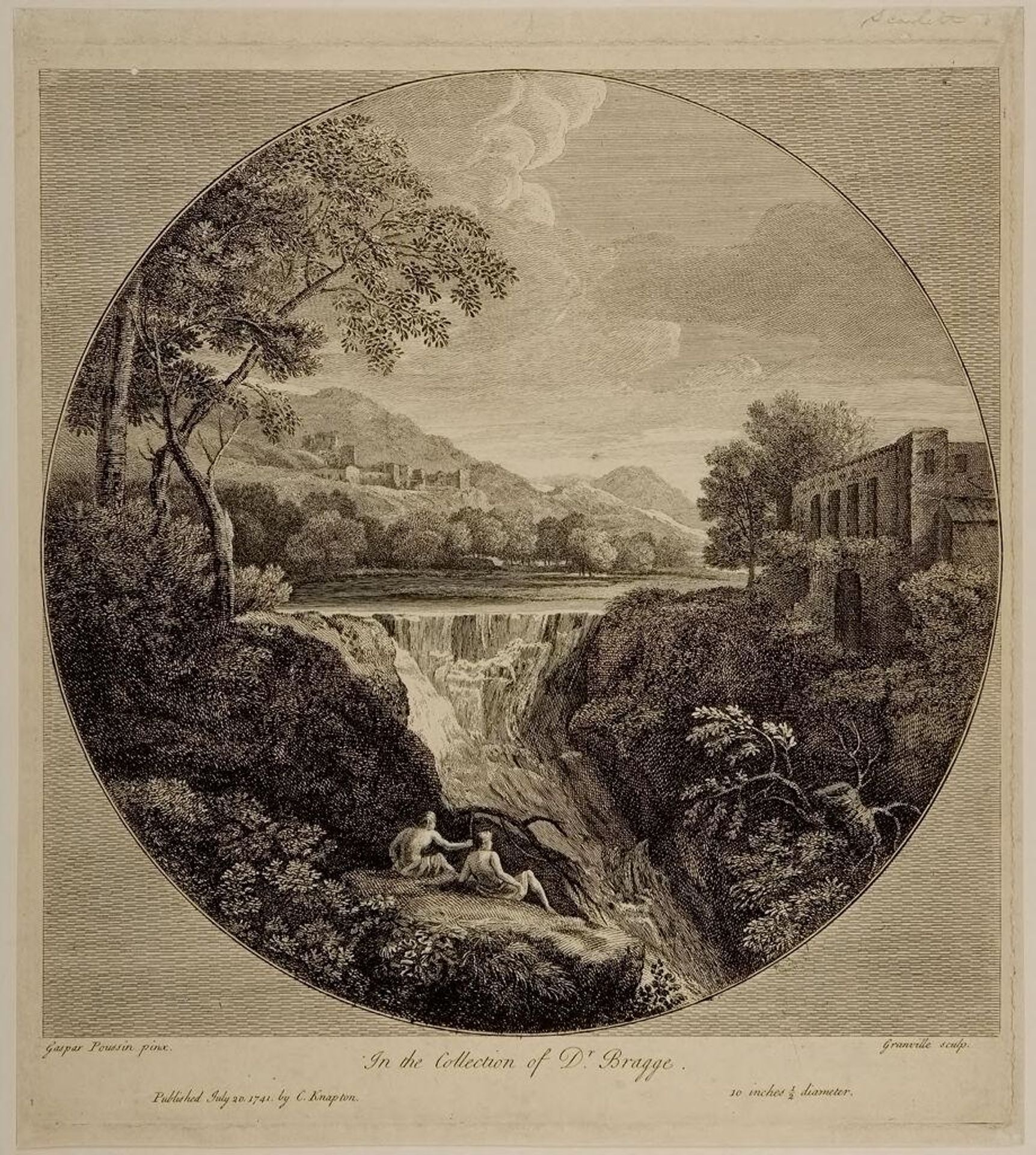 Landscape with a Waterfall by G. Granville