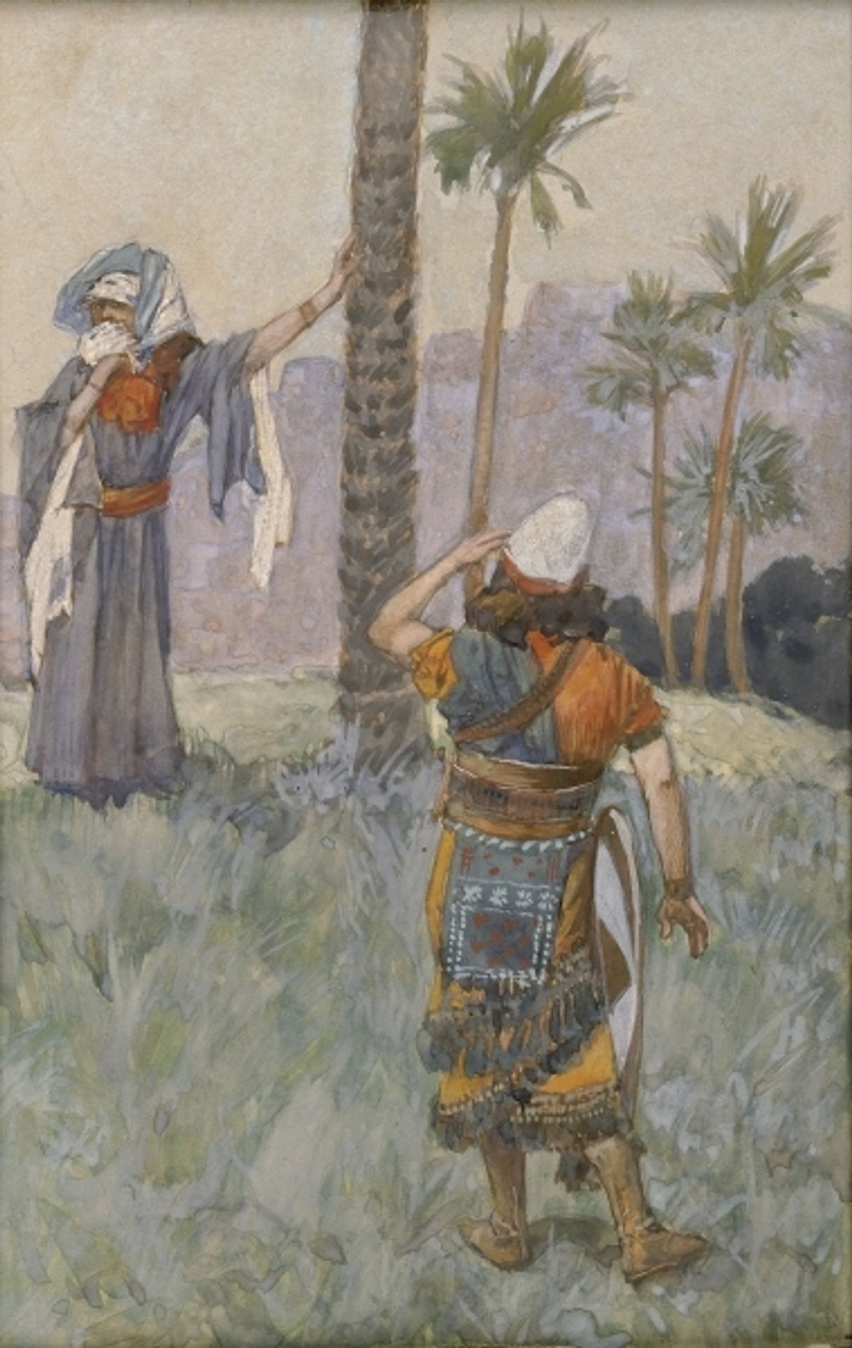 Deborah Beneath the Palm Tree by James Tissot
