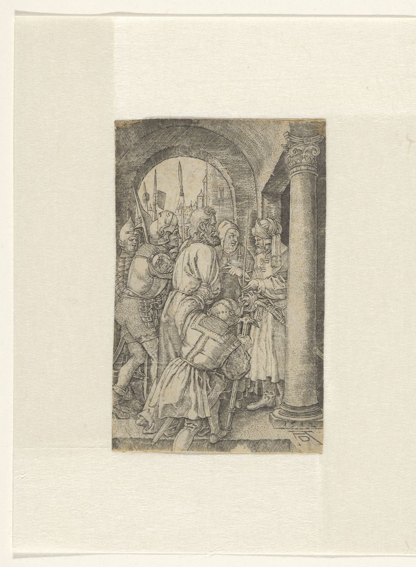 Christus voor Pilatus by Albrecht Durer