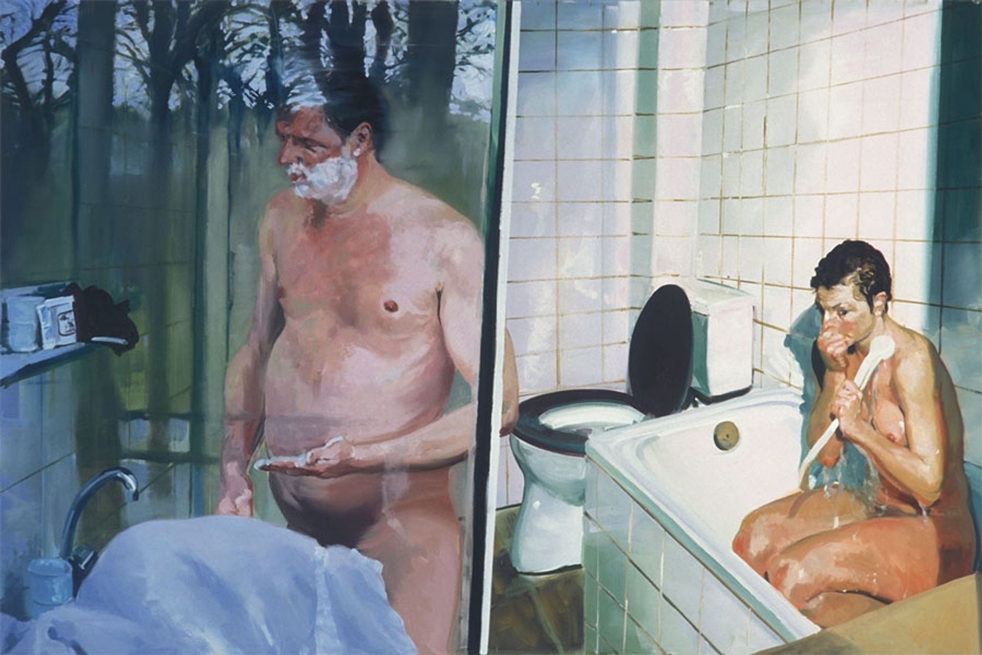 Krefeld Project Bathroom Scene 2 by Eric Fischl