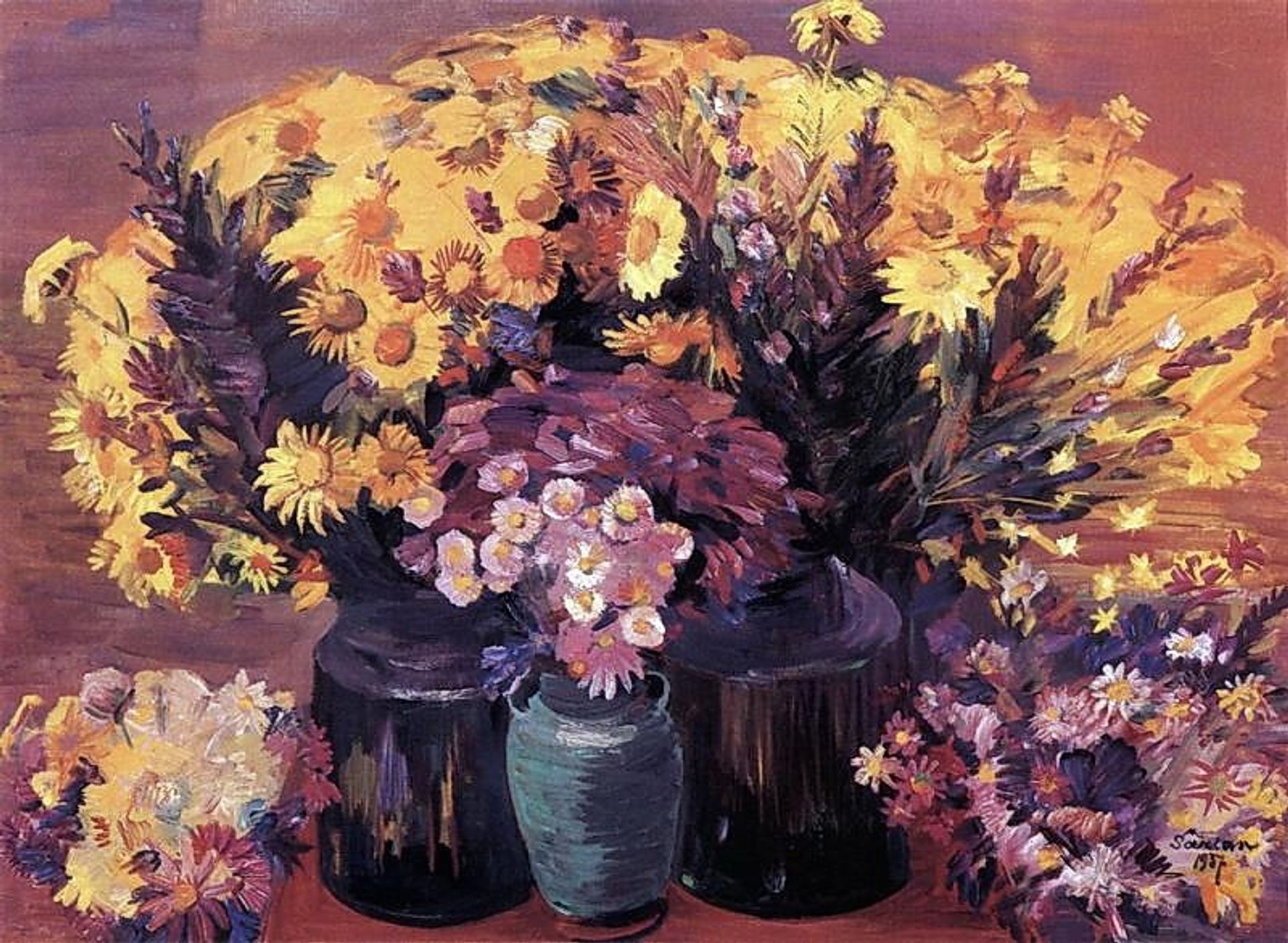 Flowers by Martiros Sarian