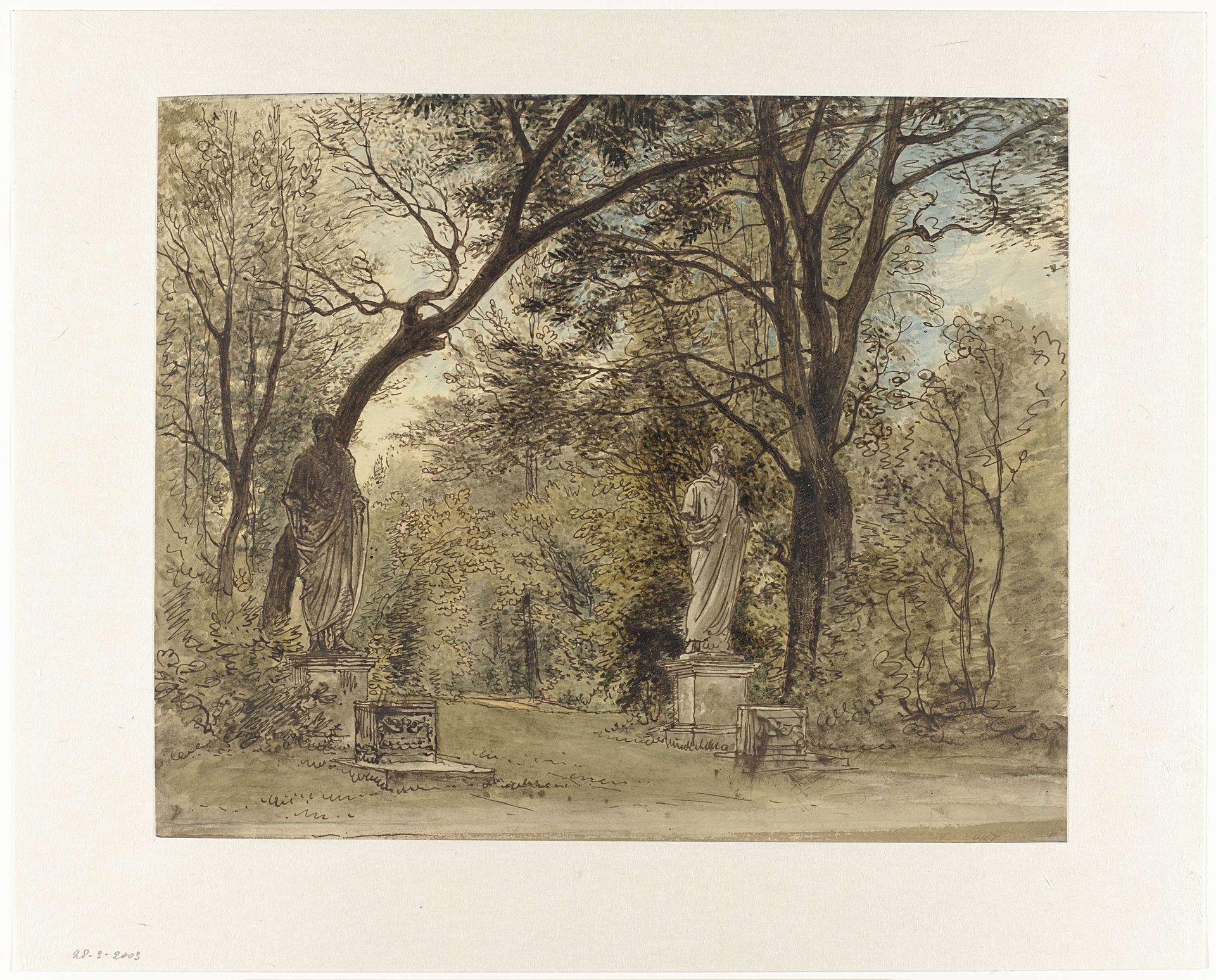 Tuinbeelden in Chiswick Park by William Henry Hunt