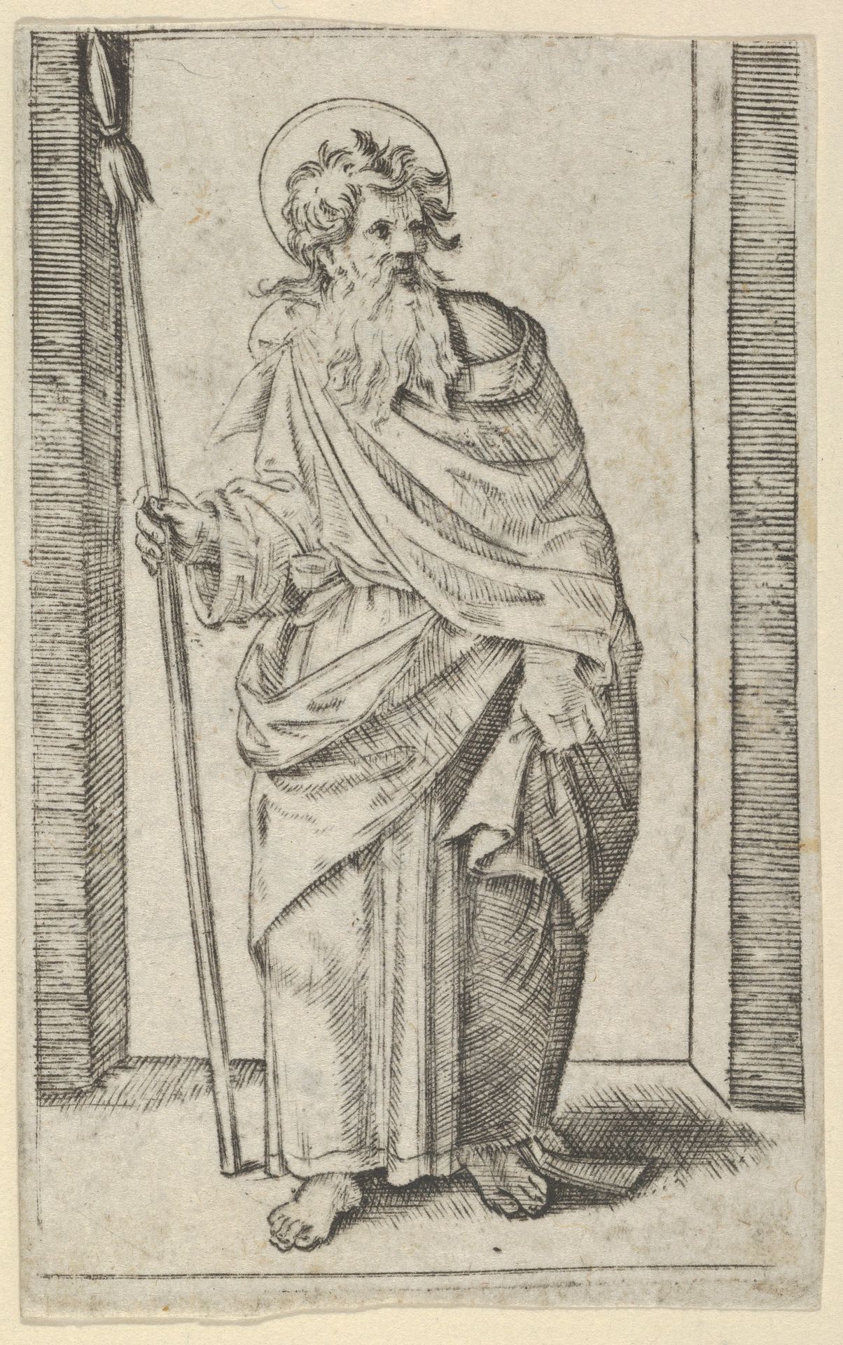 Saint Matthias by Marcantonio Raimondi