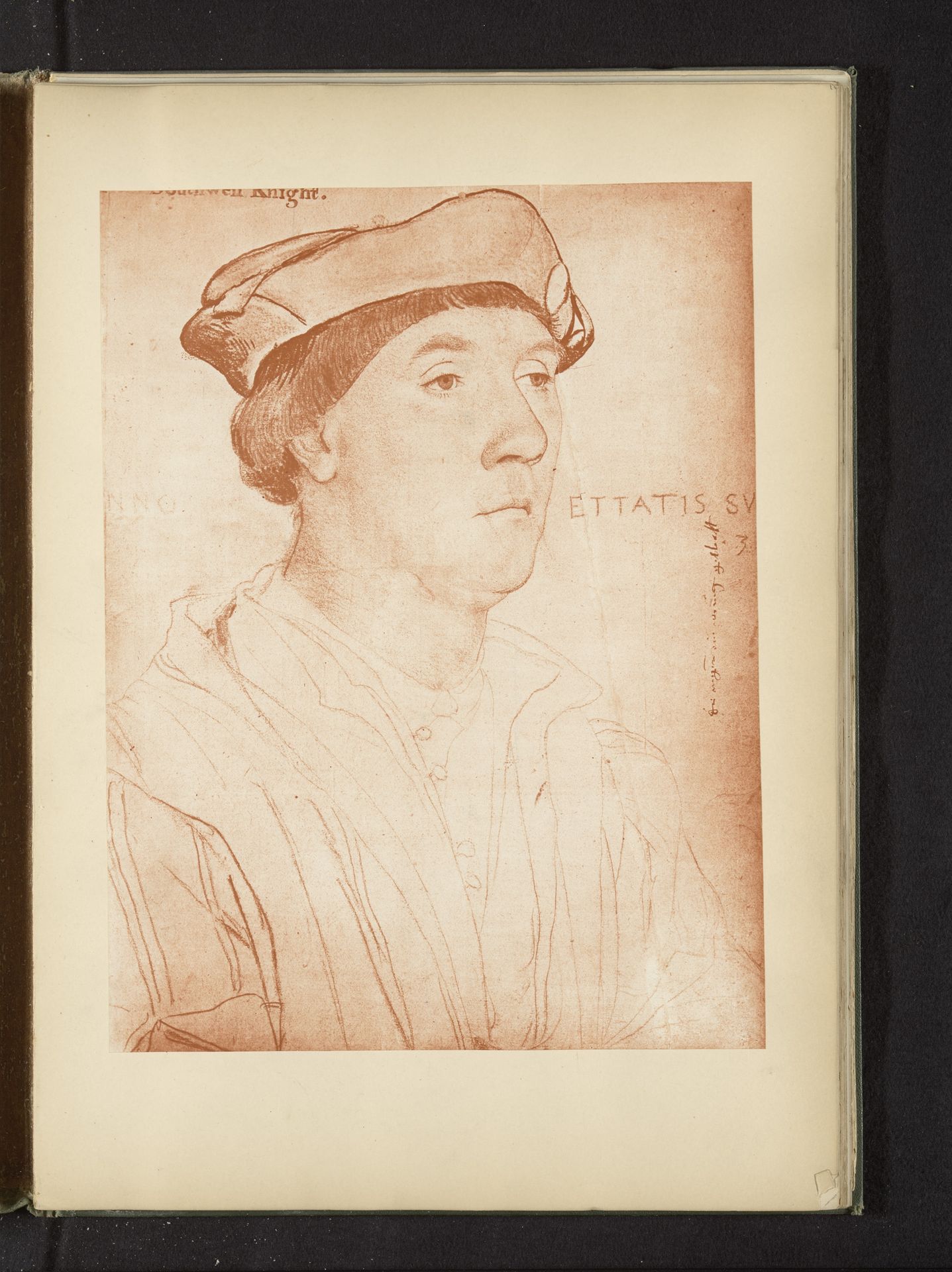Fotoreproductie van een portret van Richard Southwell door Hans Holbein by Anonymous