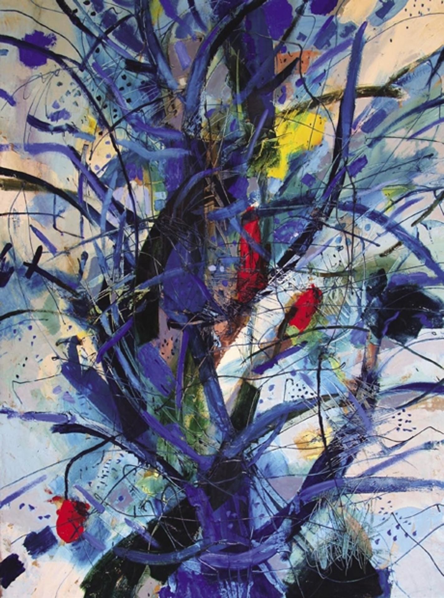 Blue Tree by Romul Nutiu