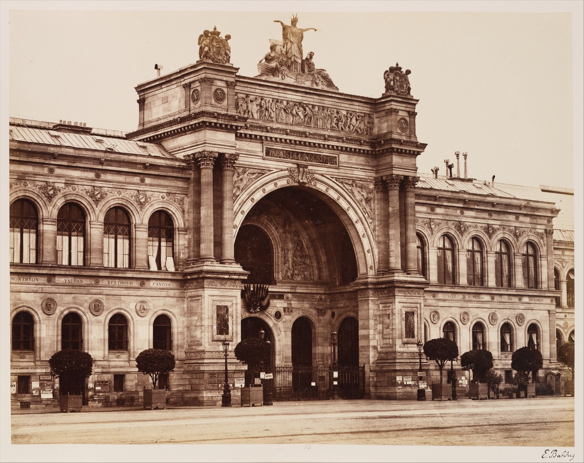 Palais de l'Industrie by Edouard Baldus