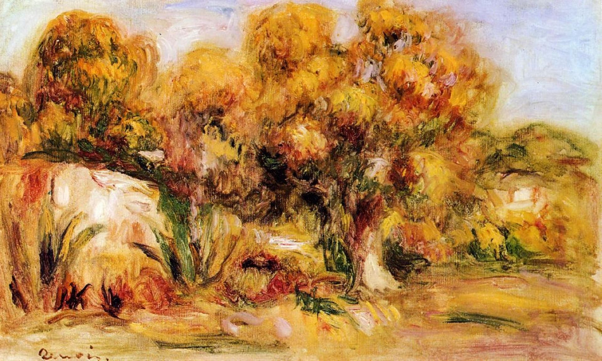 Landscape by Pierre-Auguste Renoir