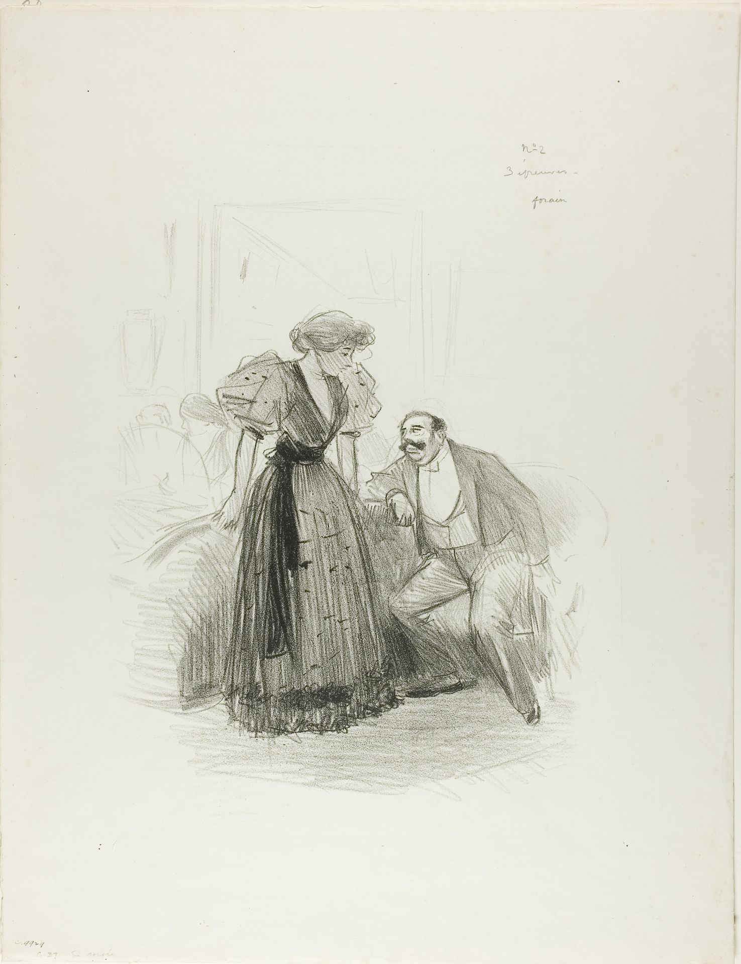 At an Evening Party by Jean-Louis Forain