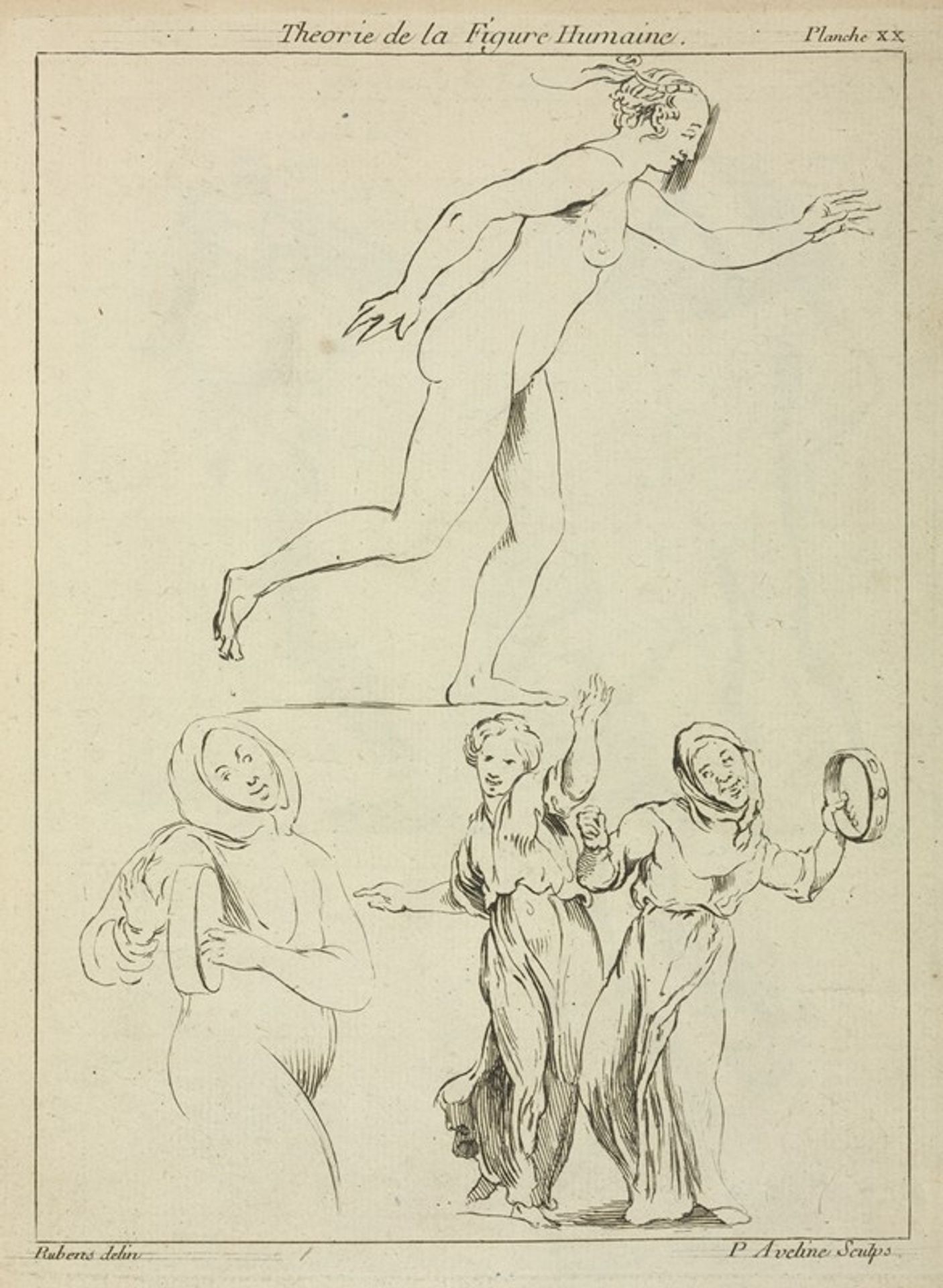 One nude and three clothed female figures by Peter Paul Rubens