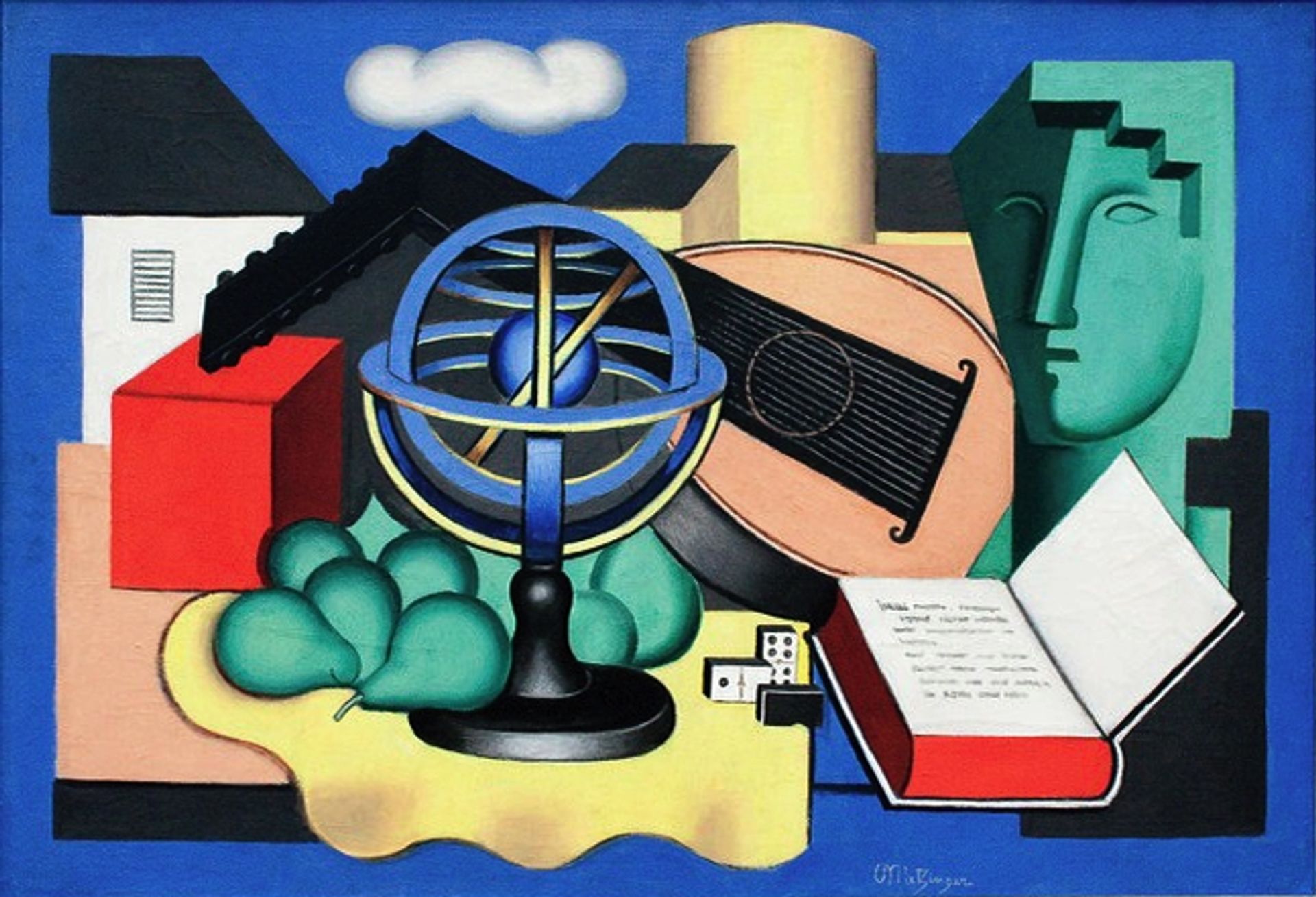 Globe and Banjo by Jean Metzinger