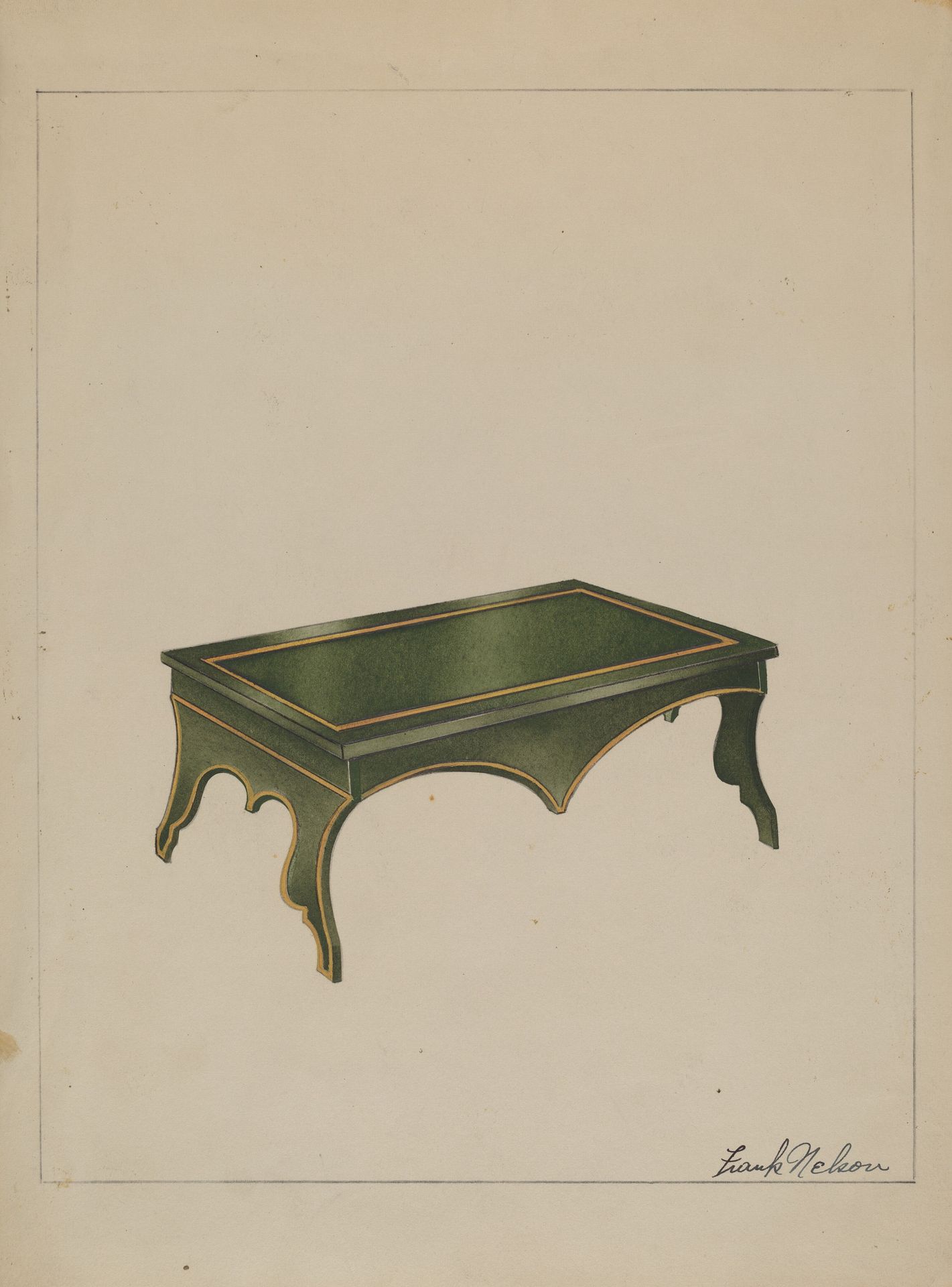 Footstool by Frank Nelson