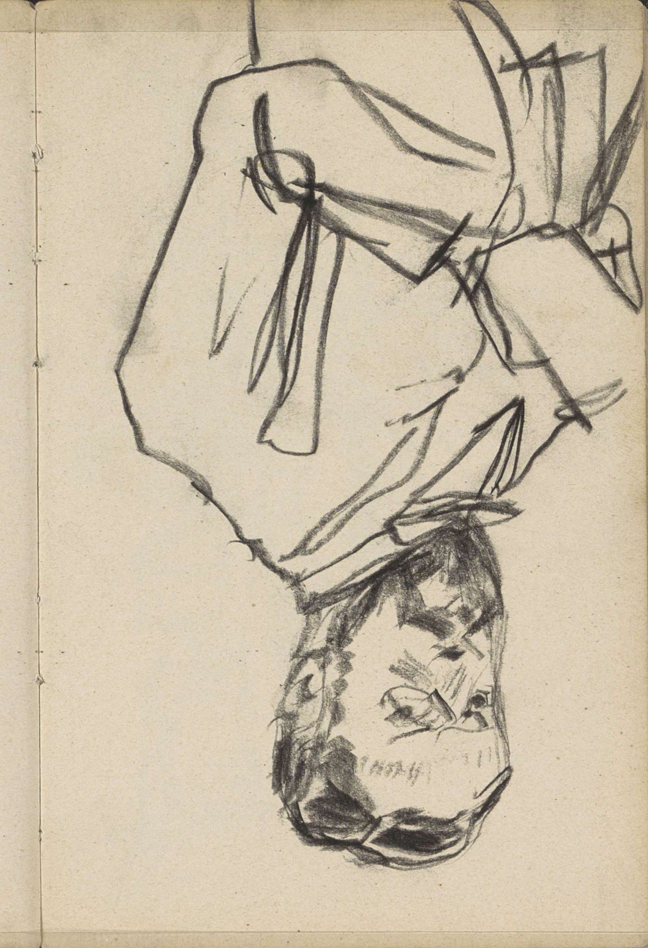 Zelfportret van George Hendrik Breitner by George Hendrik Breitner