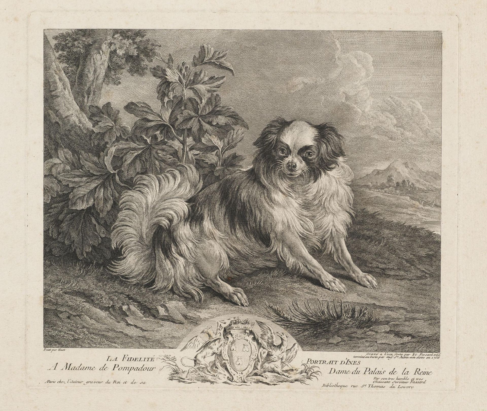 Fidelity, or Portrait of Ines by Augustin de Saint-Aubin